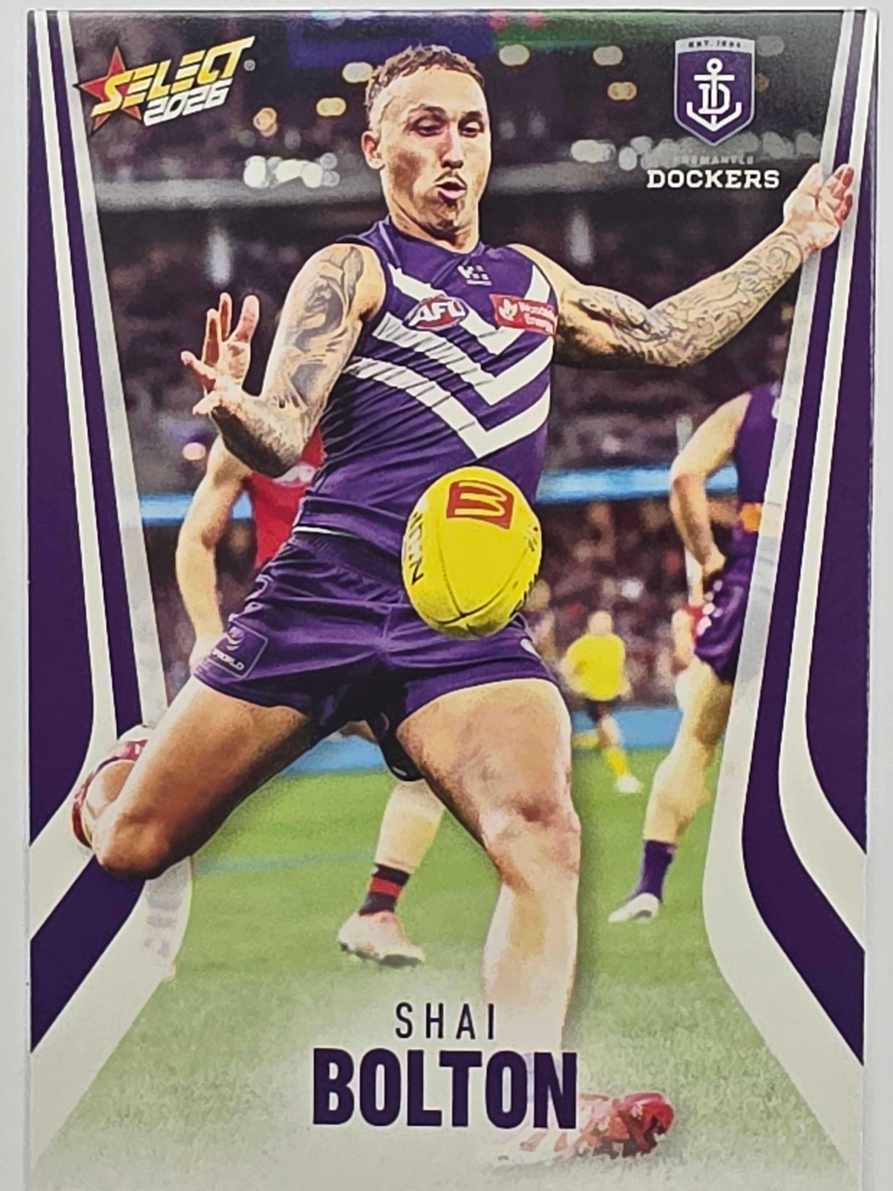 2026 AFL Footy Stars Base Card #067 Shai Bolton - Fremantle Dockers