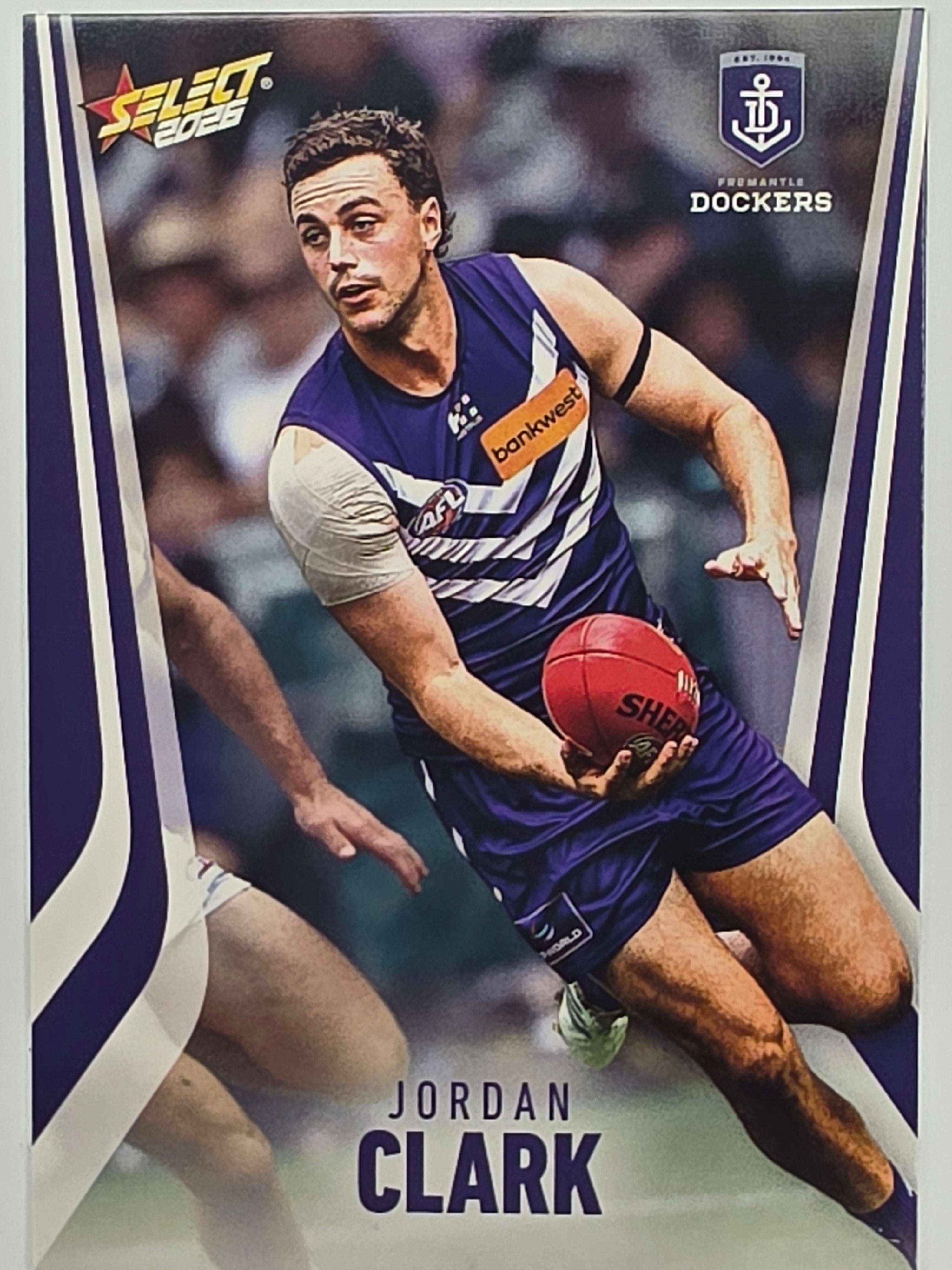 2026 AFL Footy Stars Base Card #069 Jordan Clark - Fremantle Dockers