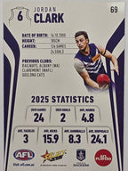 2026 AFL Footy Stars Base Card #069 Jordan Clark - Fremantle Dockers