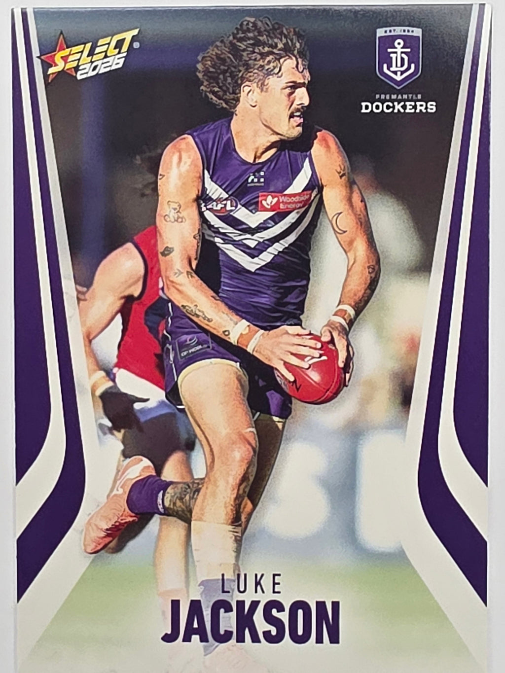 2026 AFL Footy Stars Base Card #071 Luke Jackson - Fremantle Dockers
