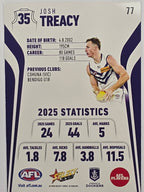 2026 AFL Footy Stars Base Card #077 Josh Treacy - Fremantle Dockers