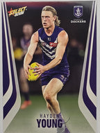2026 AFL Footy Stars Base Card #078 Hayden Young - Fremantle Dockers