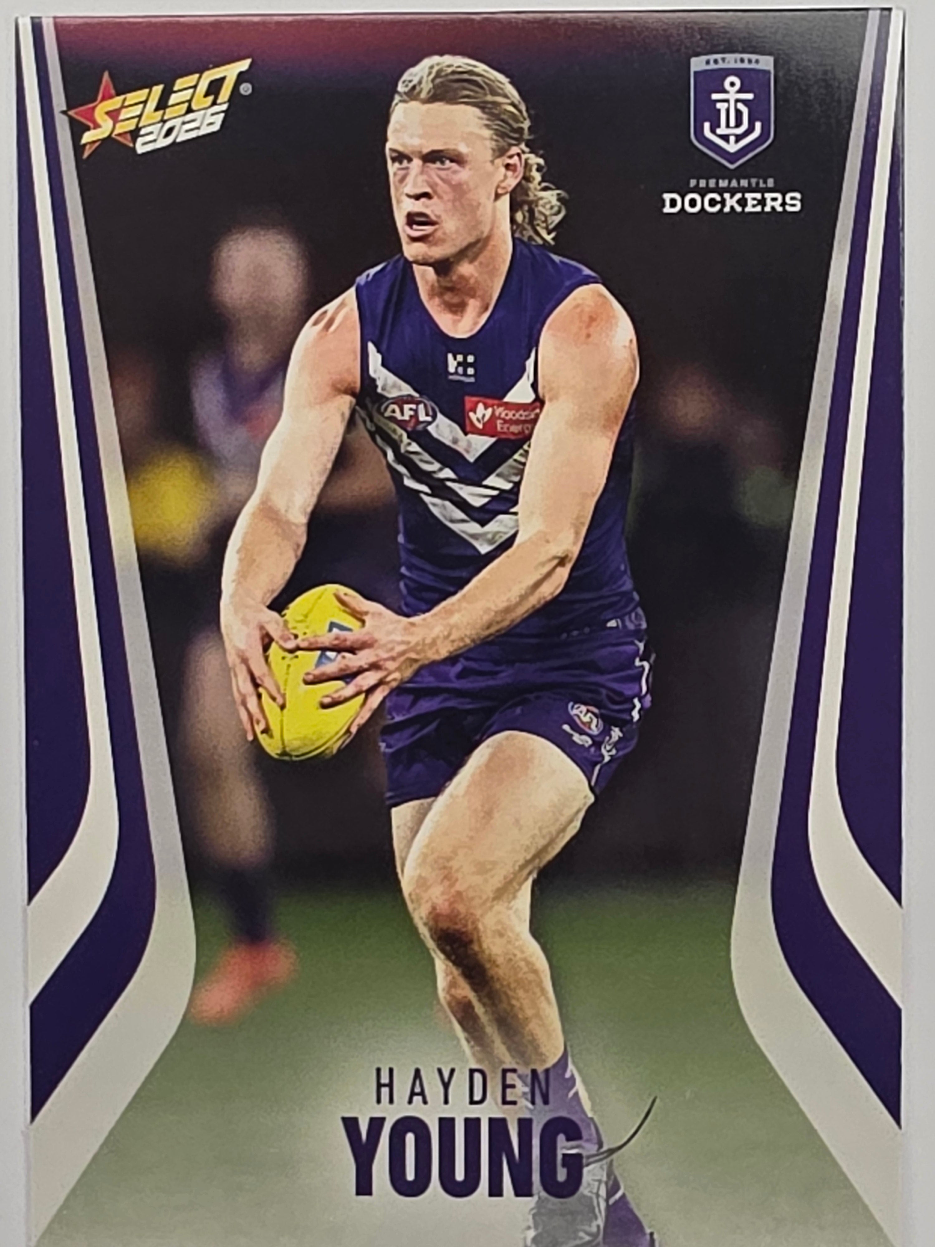 2026 AFL Footy Stars Base Card #078 Hayden Young - Fremantle Dockers