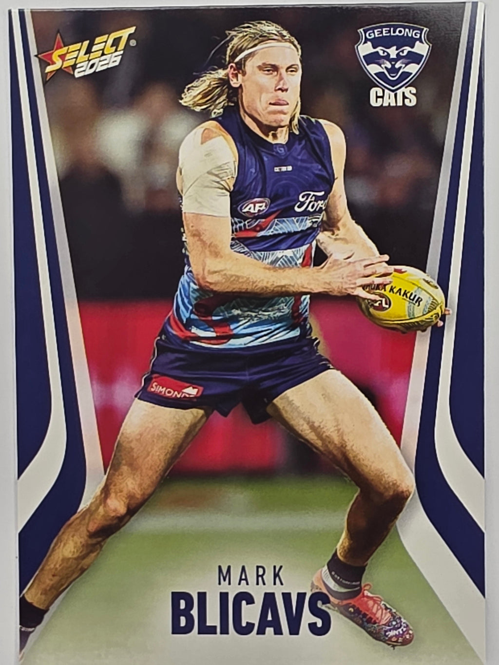 2026 AFL Footy Stars Base Card #079 Mark Blicavs - Geelong Cats