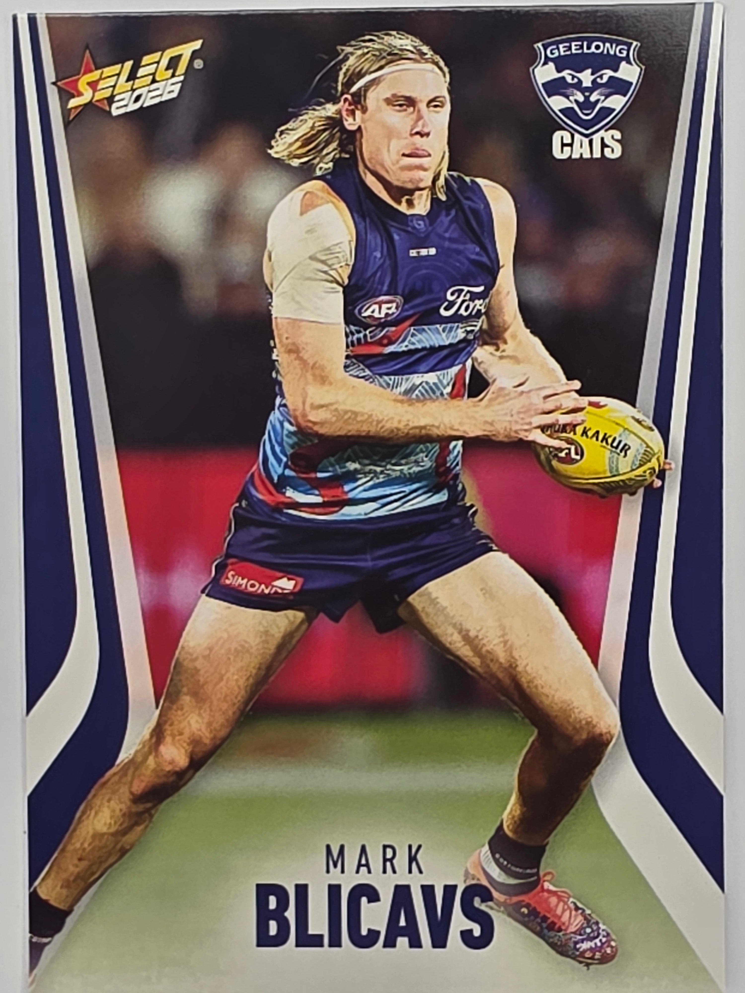 2026 AFL Footy Stars Base Card #079 Mark Blicavs - Geelong Cats