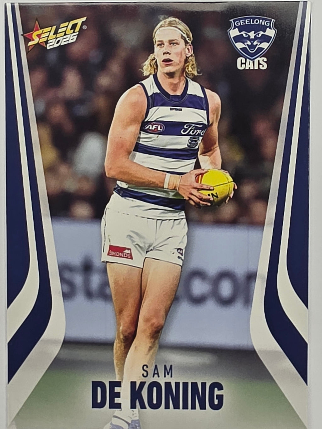 2026 AFL Footy Stars Base Card #082 Sam De Koning - Geelong Cats