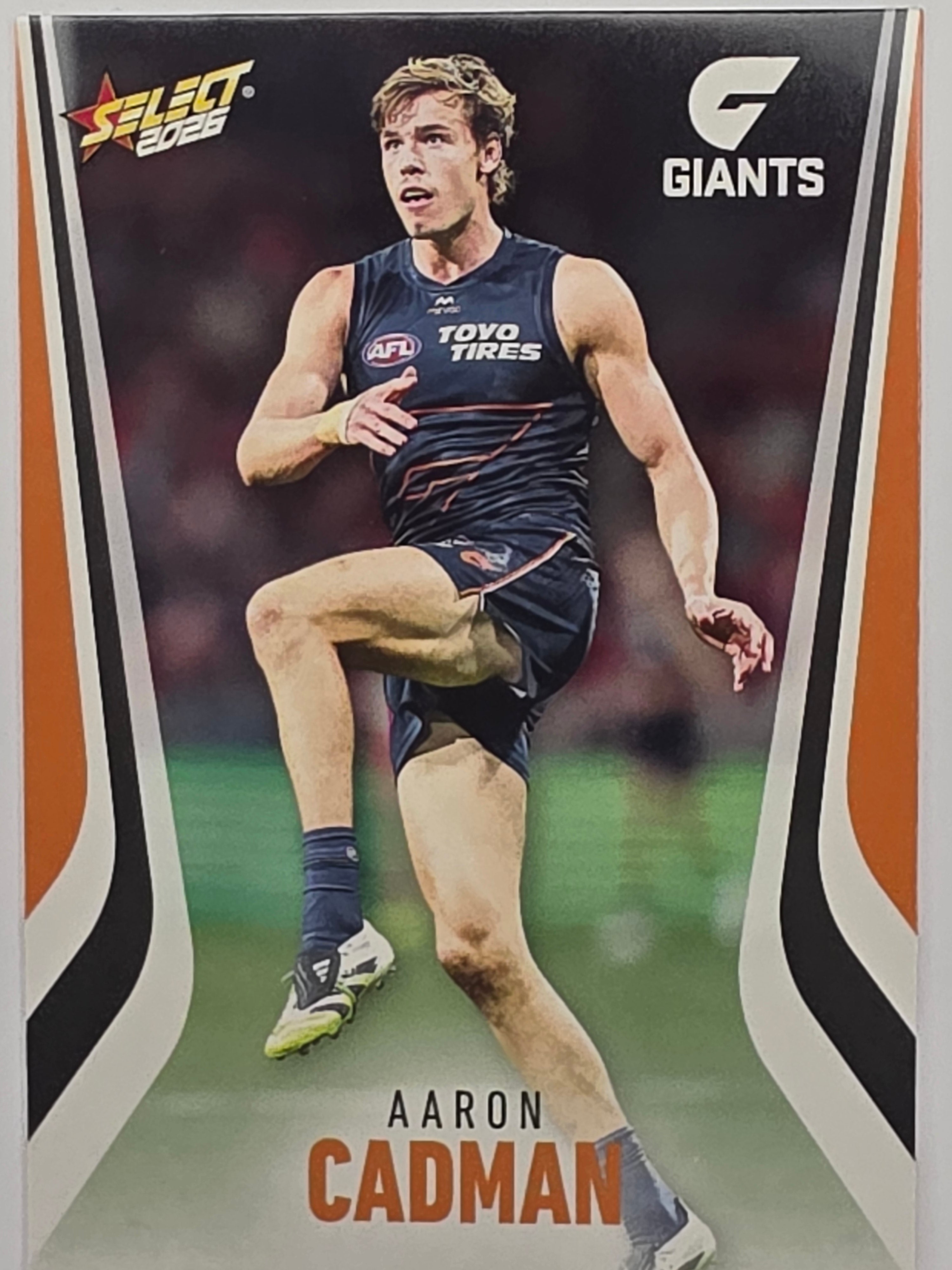 2026 AFL Footy Stars Base Card #093 Aaron Cadman - GWS Giants