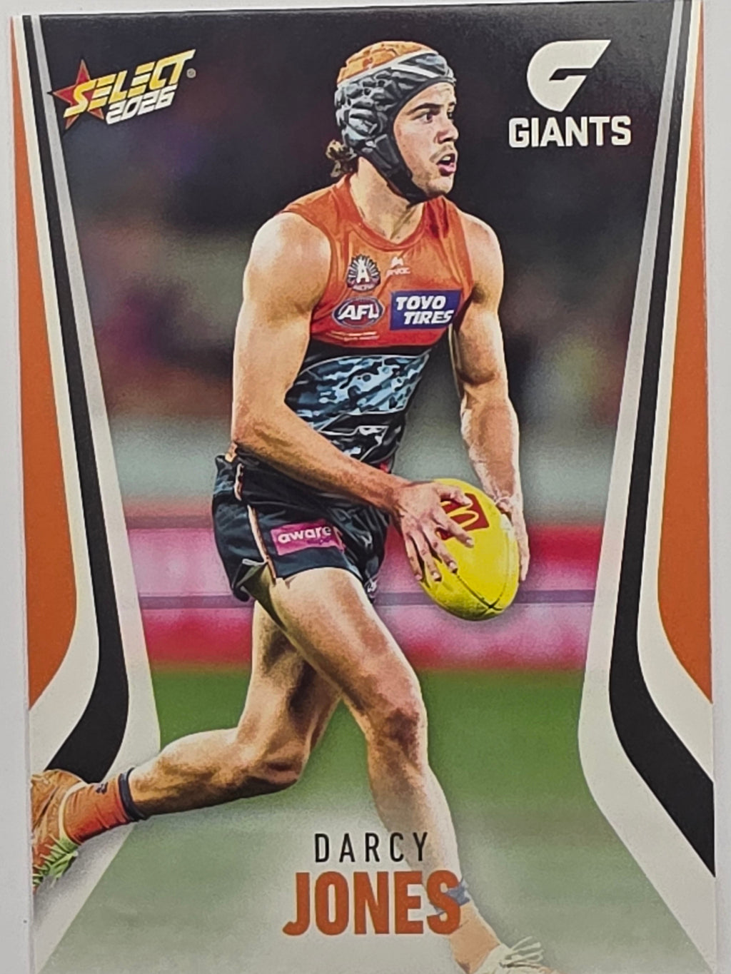 2026 AFL Footy Stars Base Card #100 Darcy Jones - GWS Giants