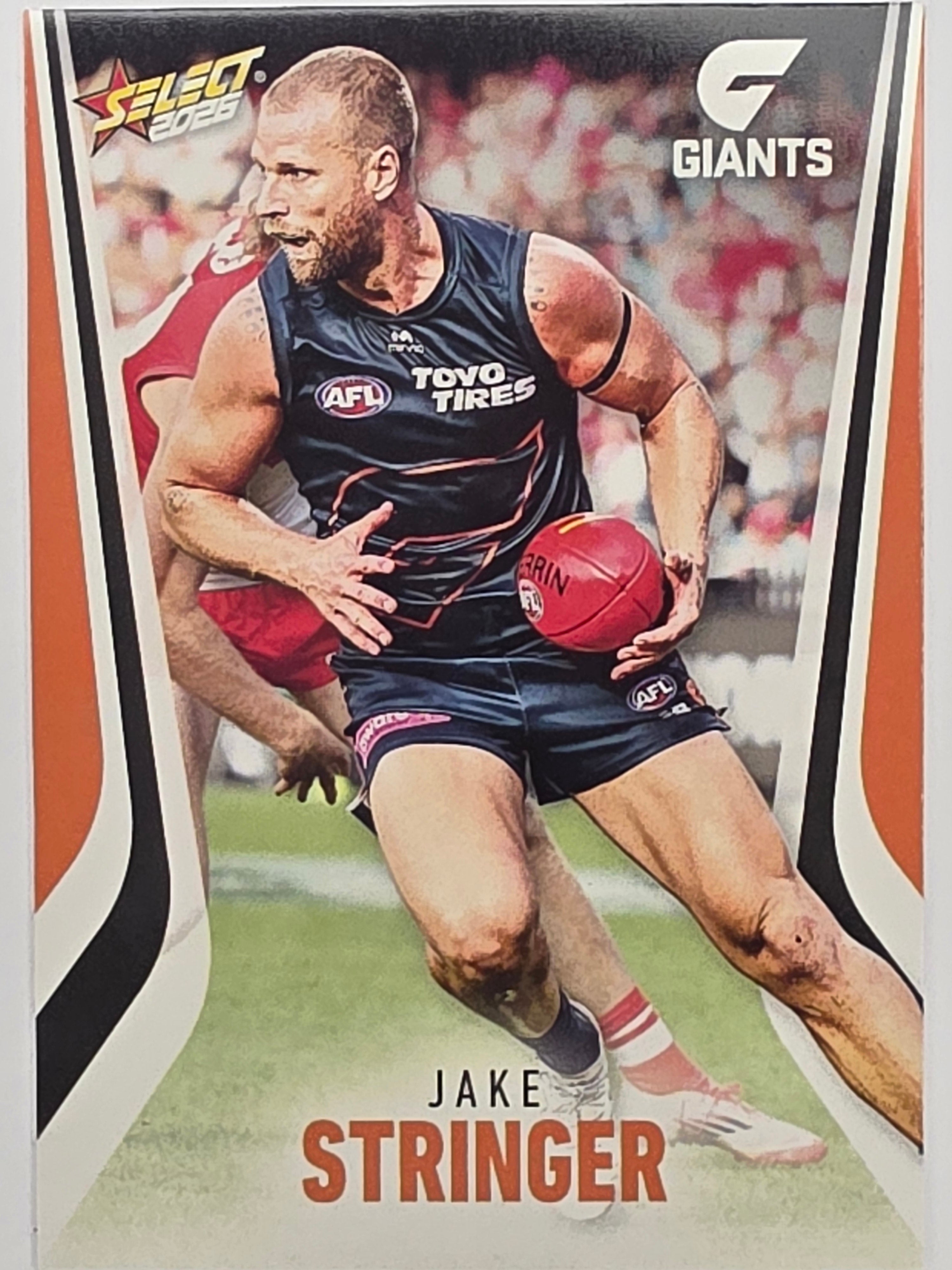 2026 AFL Footy Stars Base Card #102 Jake Stringer - GWS Giants