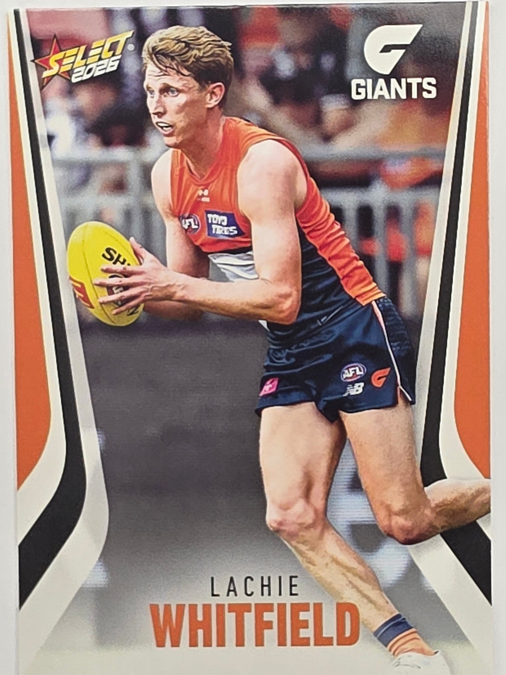 2026 AFL Footy Stars Base Card #104 Lachie Whitfield - GWS Giants