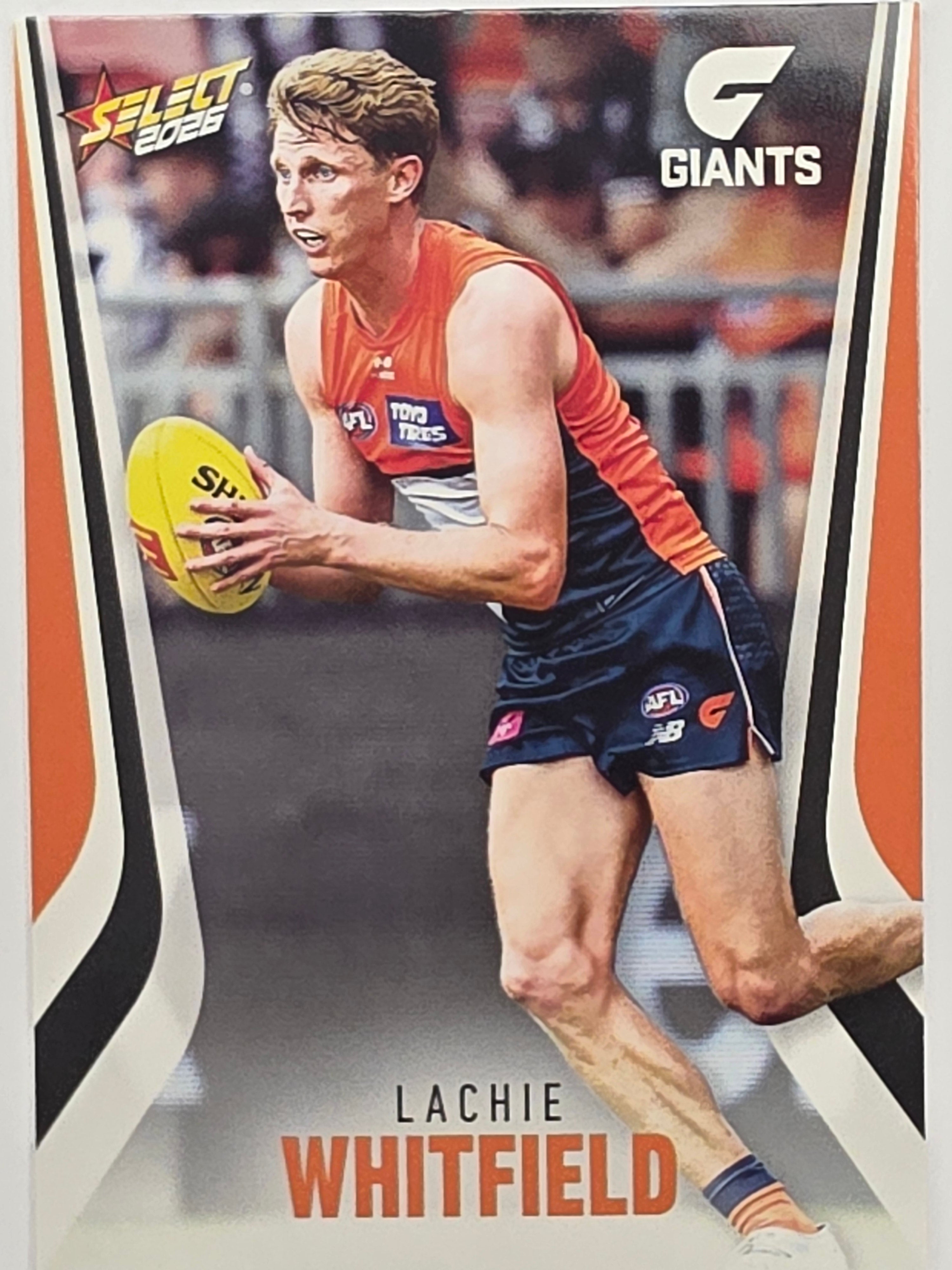 2026 AFL Footy Stars Base Card #104 Lachie Whitfield - GWS Giants