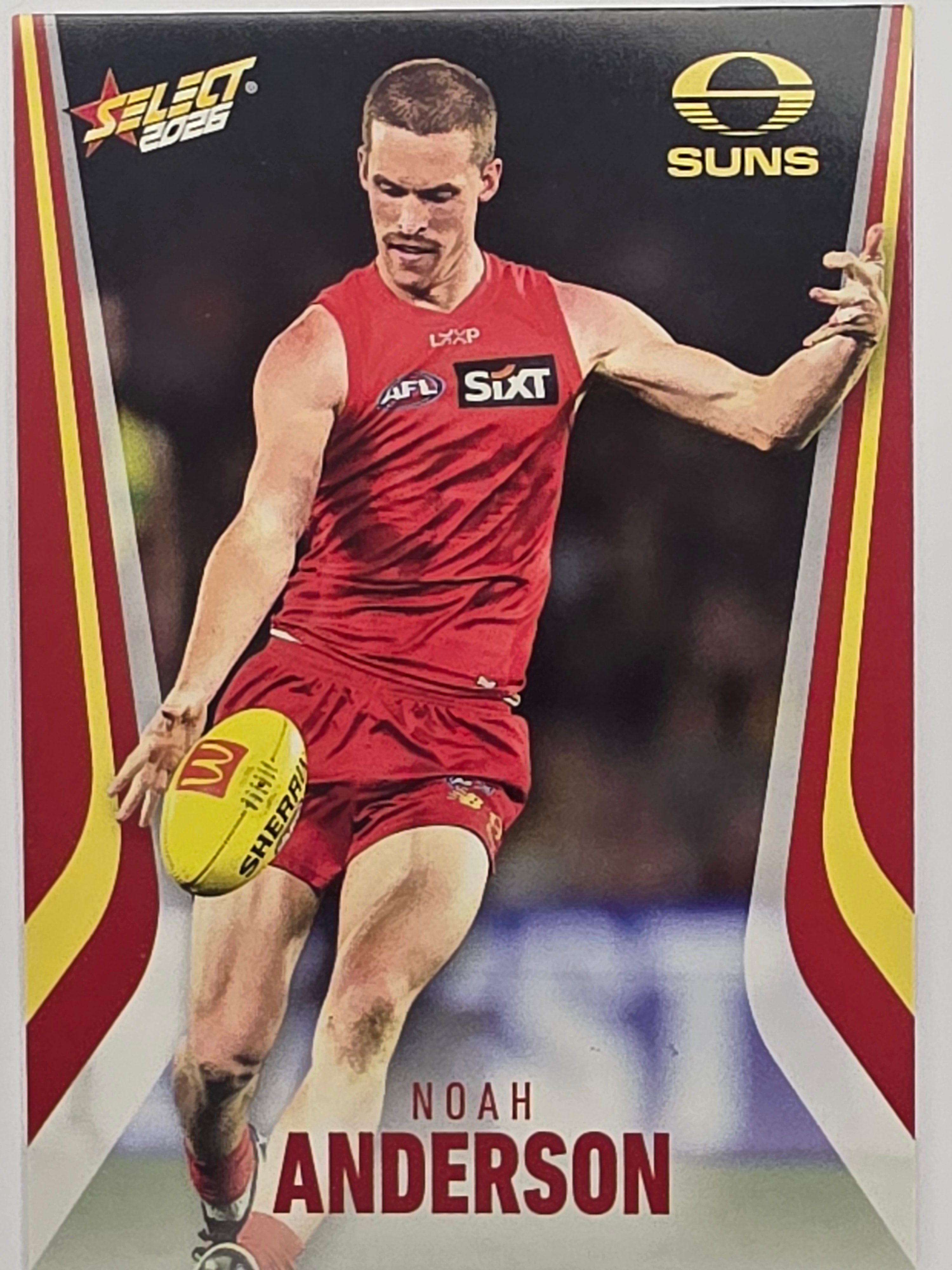 2026 AFL Footy Stars Base Card #105 Noah Anderson - Gold Coast Suns