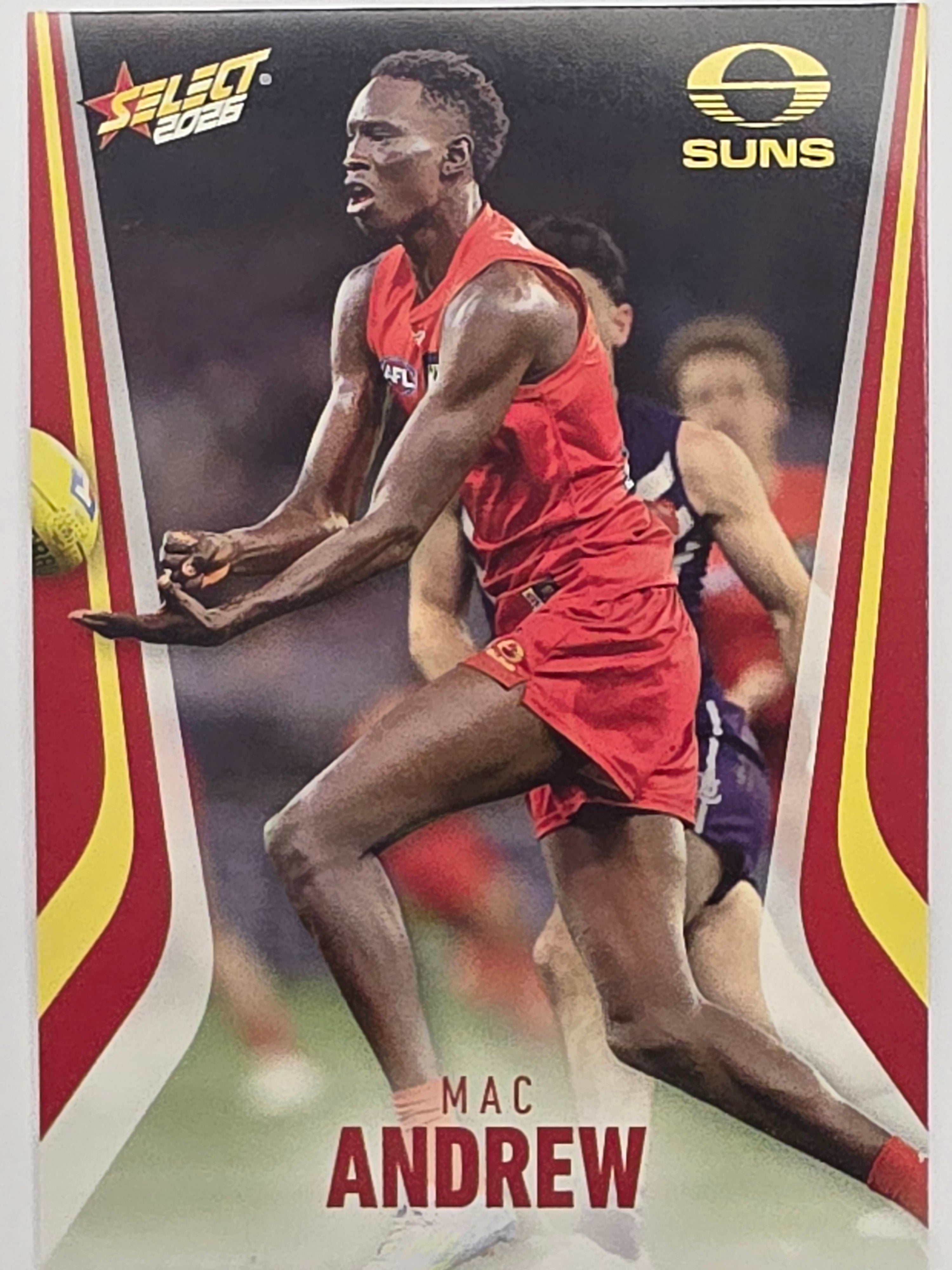 2026 AFL Footy Stars Base Card #106 Mac Andrew - Gold Coast Suns