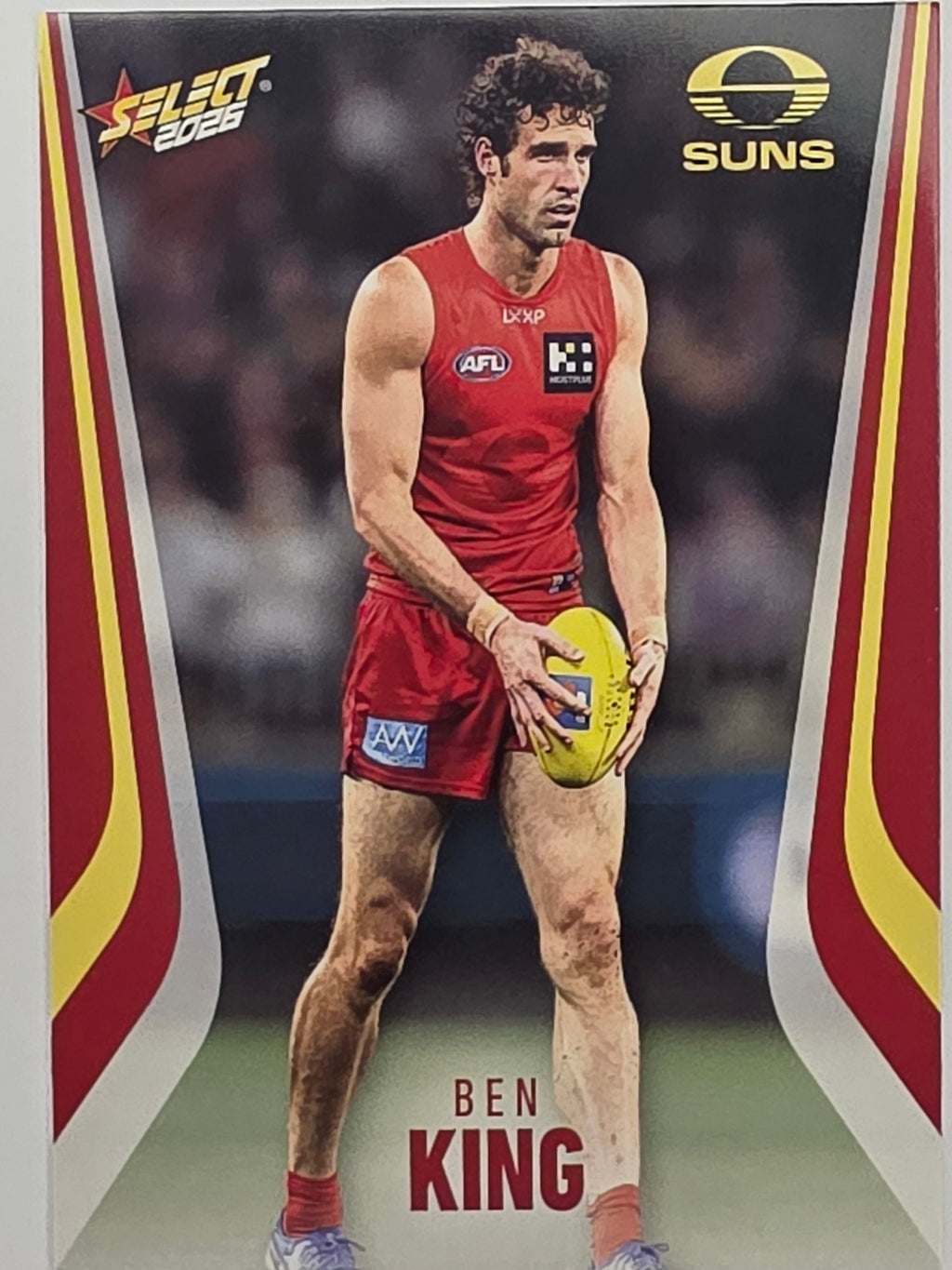2026 AFL Footy Stars Base Card #109 Ben King - Gold Coast Suns