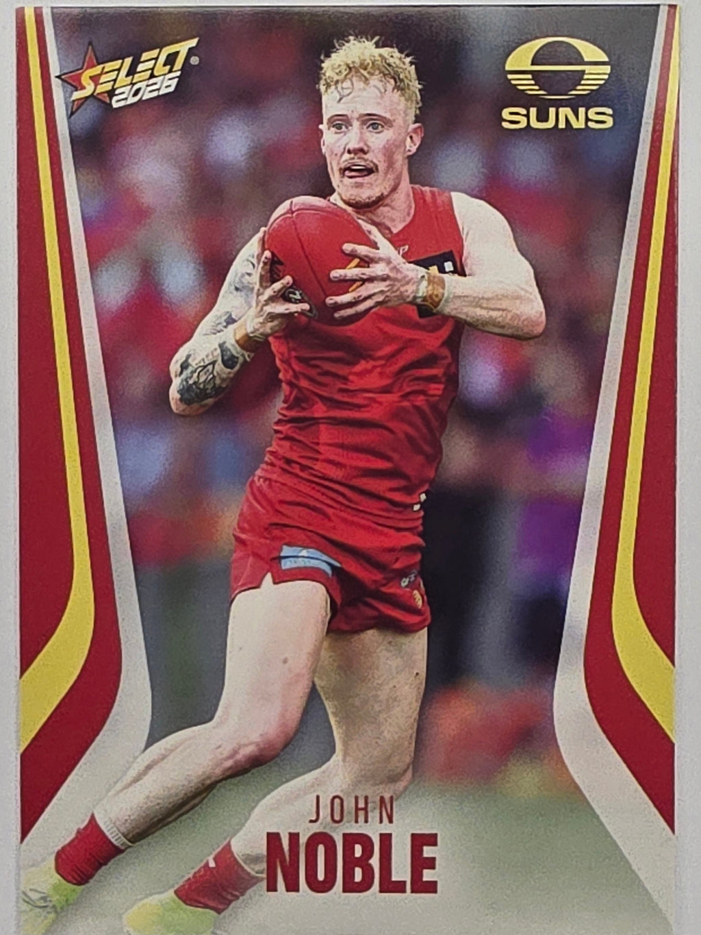 2026 AFL Footy Stars Base Card #112 John Noble - Gold Coast Suns