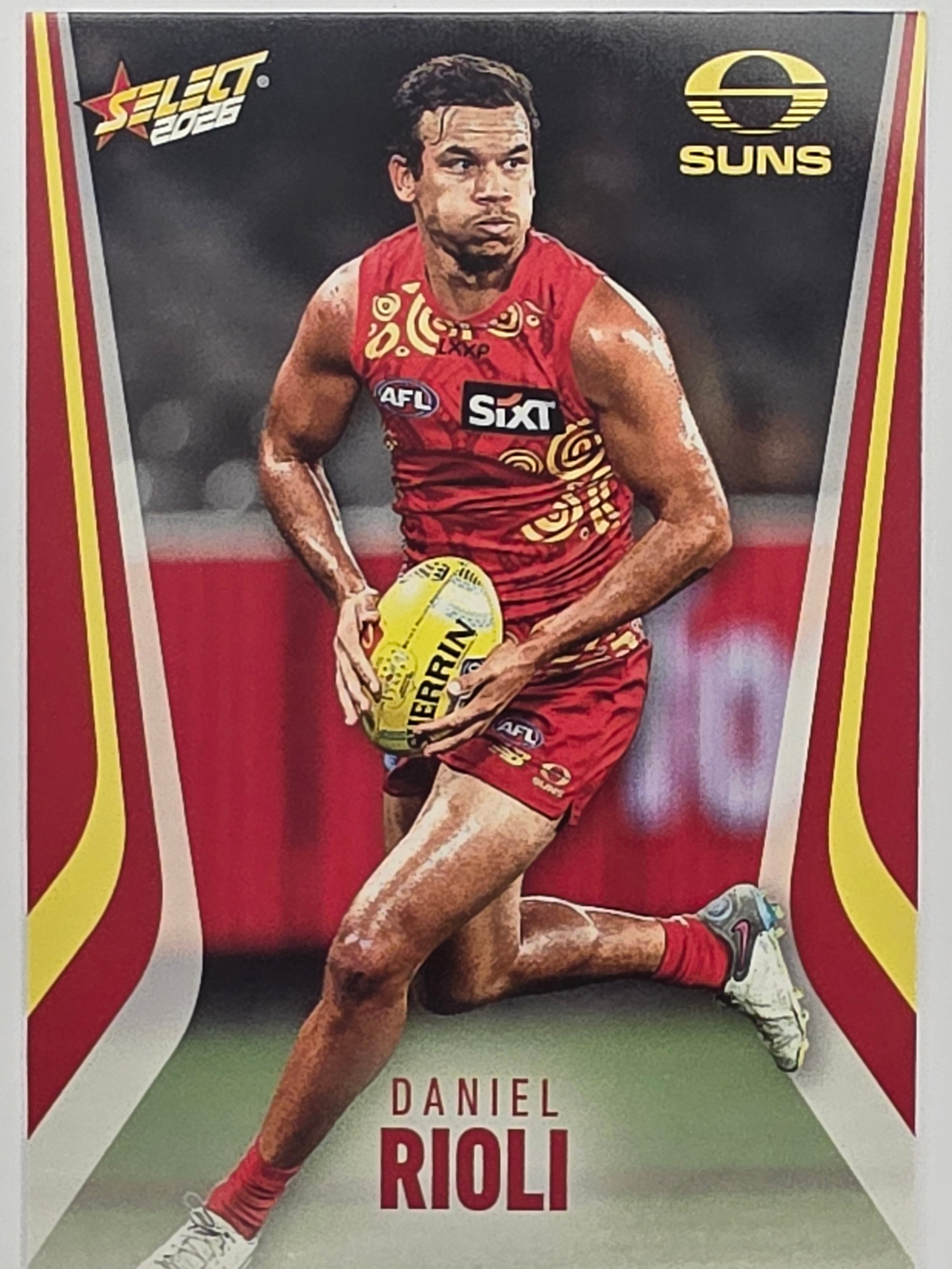2026 AFL Footy Stars Base Card #113 Daniel Rioli - Gold Coast Suns