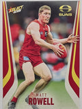 2026 AFL Footy Stars Base Card #114 Matt Rowell - Gold Coast Suns
