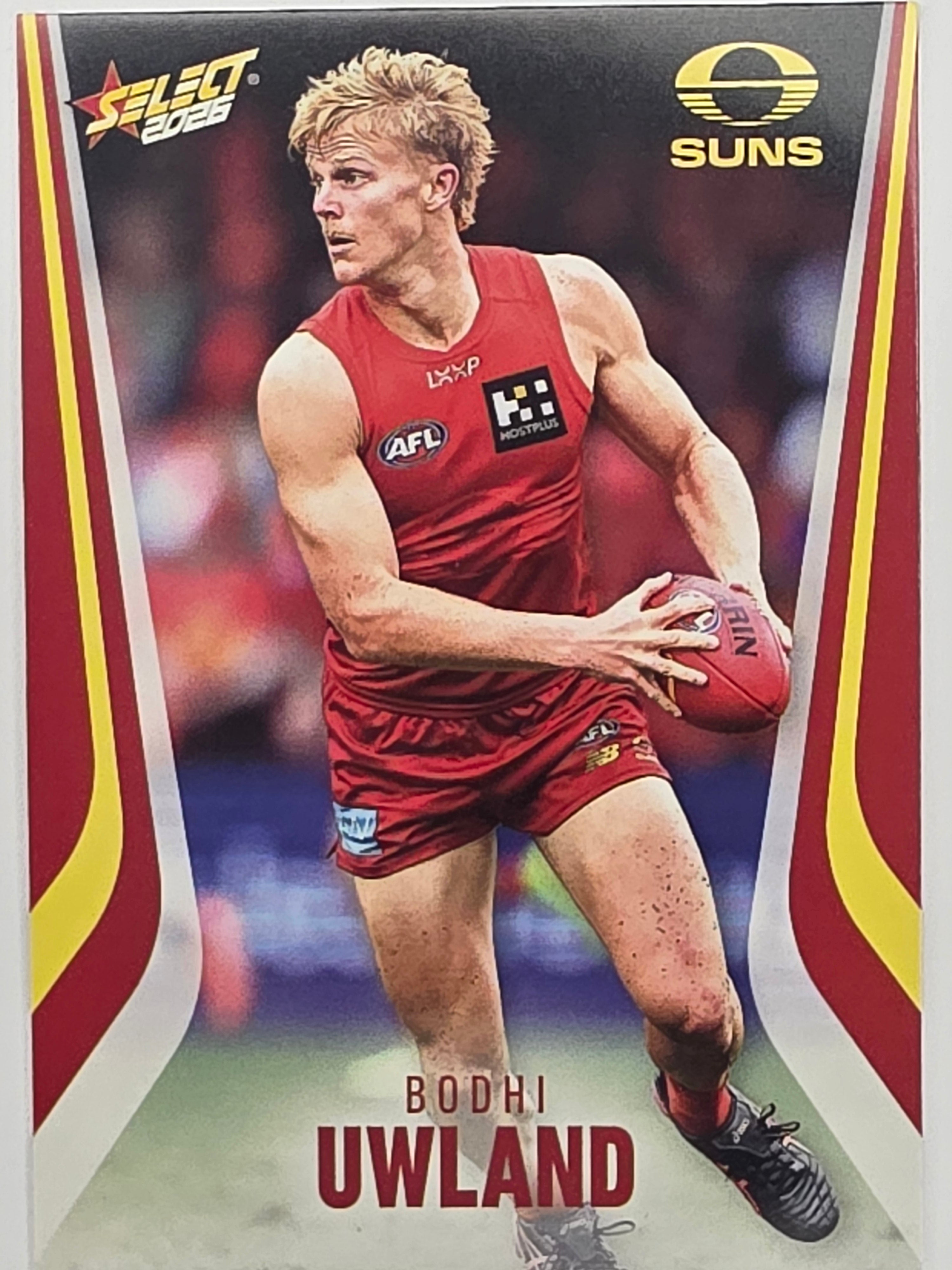 2026 AFL Footy Stars Base Card #115 Bodhi Uwland - Gold Coast Suns
