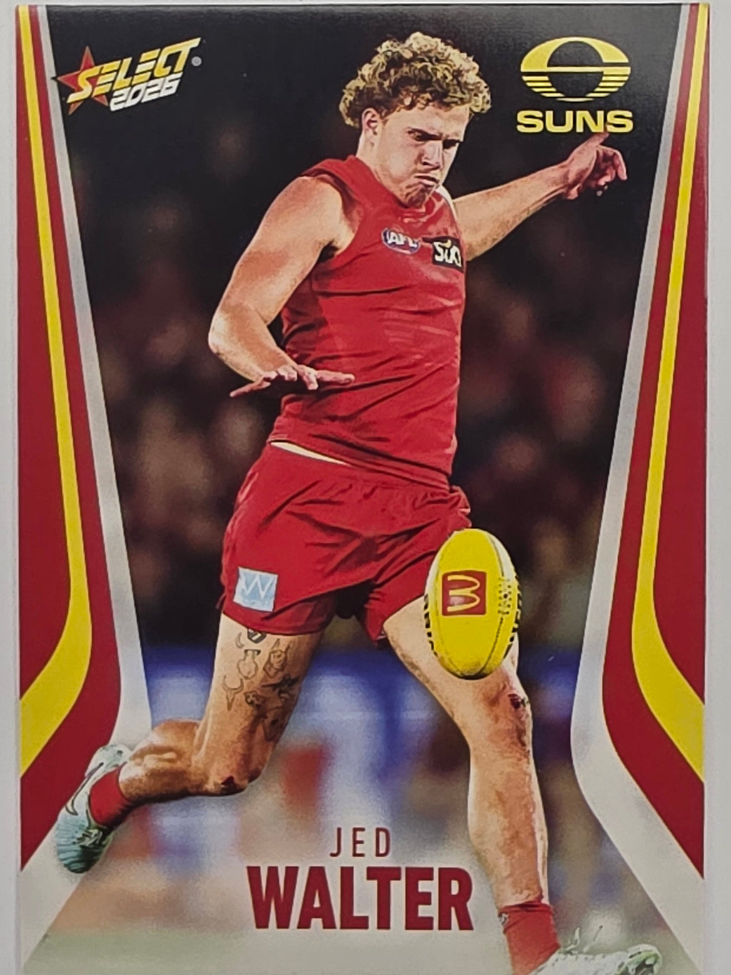 2026 AFL Footy Stars Base Card #116 Jed Walter - Gold Coast Suns