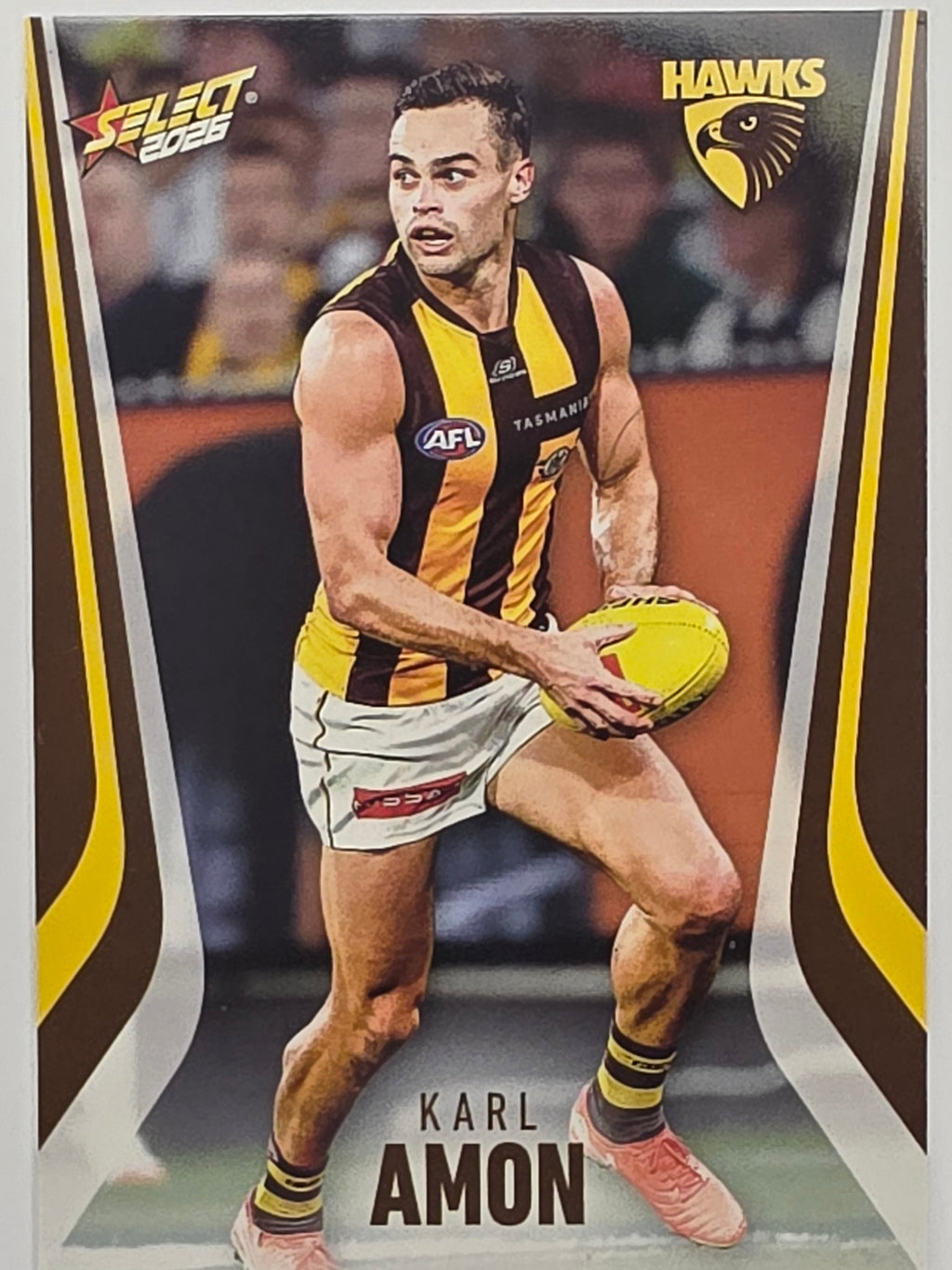 2026 AFL Footy Stars Base Card #118 Karl Amon - Hawthorn Hawks
