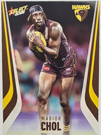 2026 AFL Footy Stars Base Card #119 Mabior Chol - Hawthorn Hawks