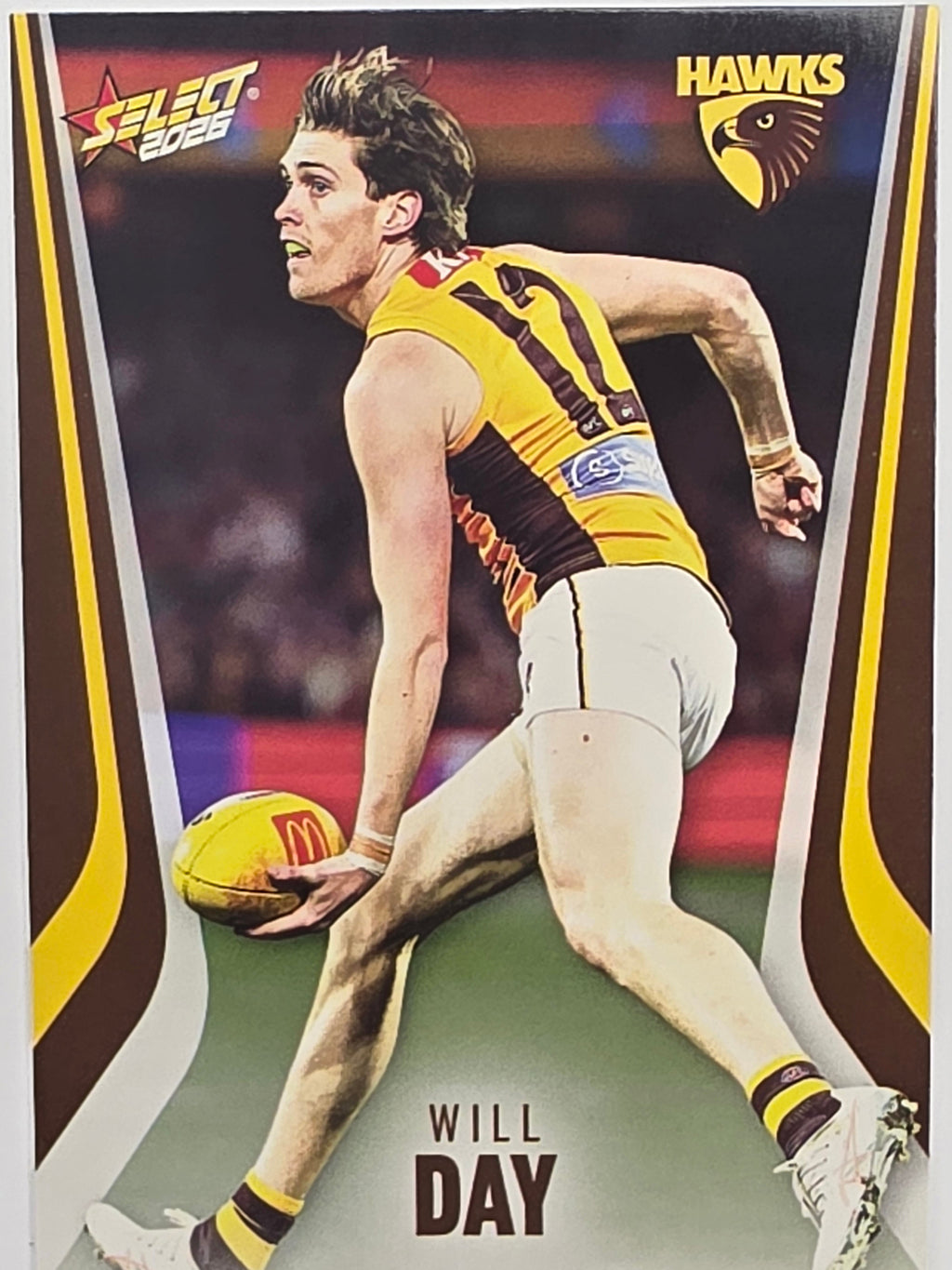 2026 AFL Footy Stars Base Card #120 Will Day - Hawthorn Hawks