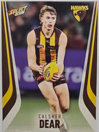 2026 AFL Footy Stars Base Card #121 Calsher Dear - Hawthorn Hawks