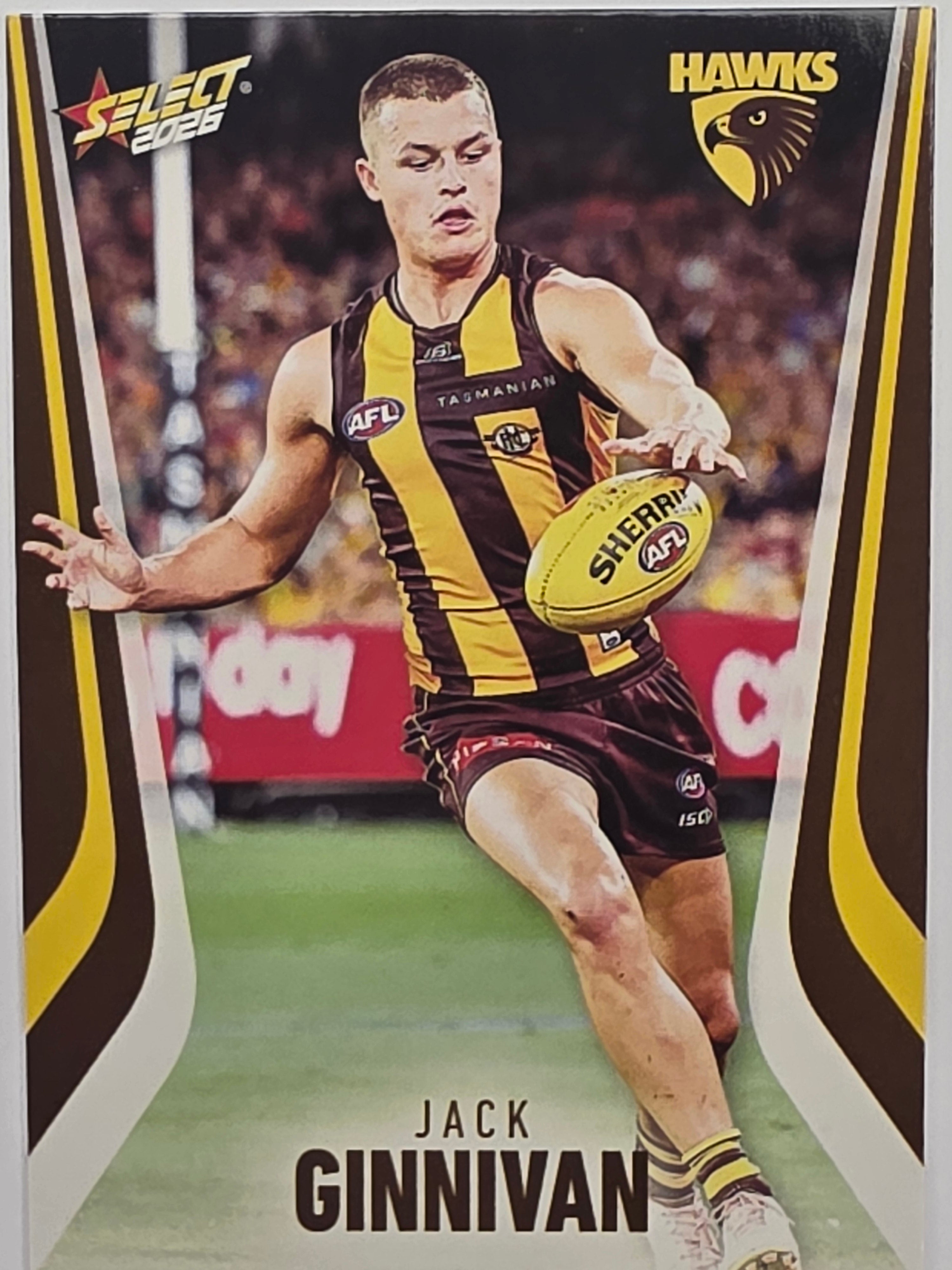 2026 AFL Footy Stars Base Card #122 Jack Ginnivan - Hawthorn Hawks