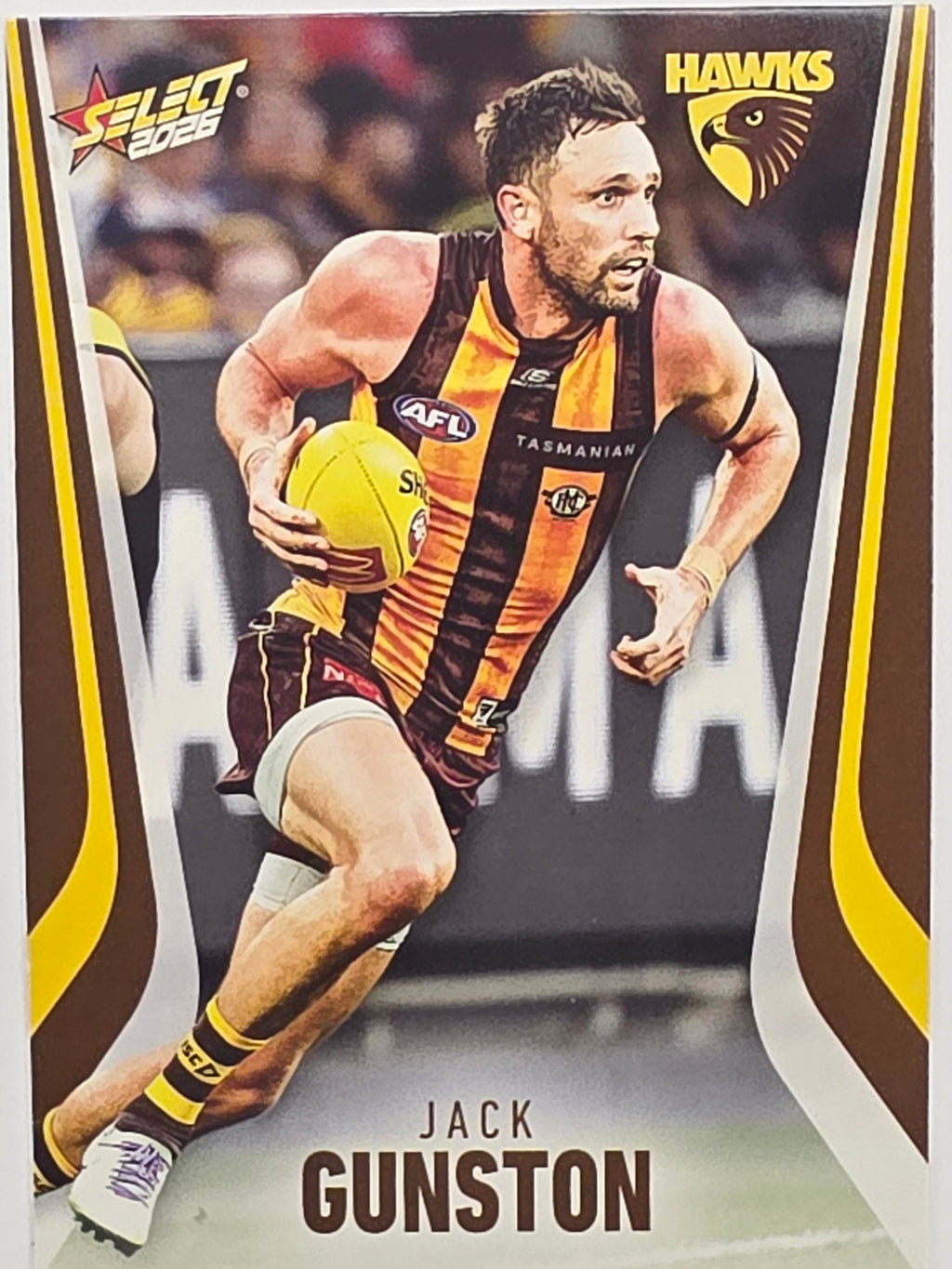 2026 AFL Footy Stars Base Card #123 Jack Gunston - Hawthorn Hawks