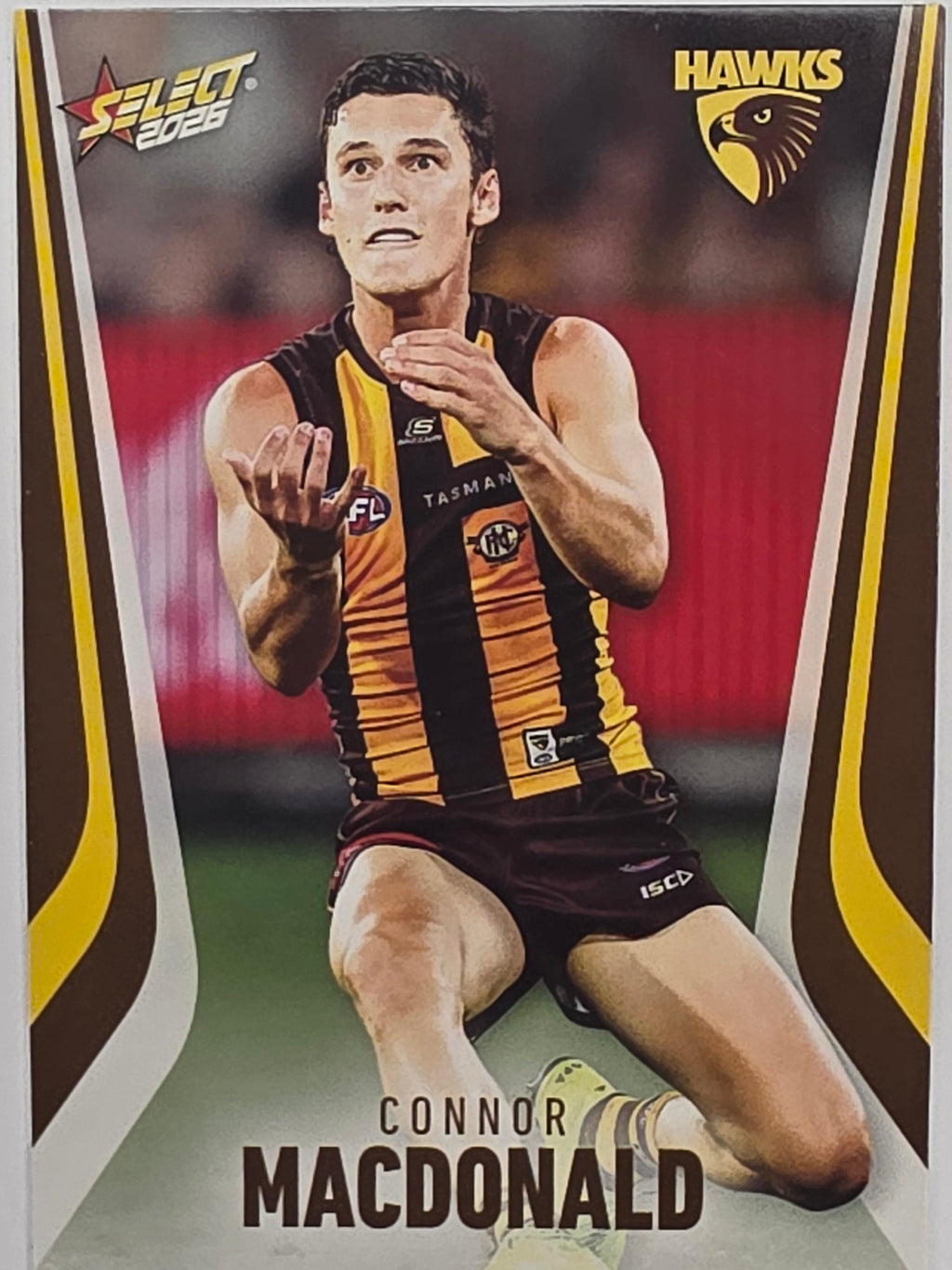 2026 AFL Footy Stars Base Card #125 Connor Macdonald - Hawthorn Hawks