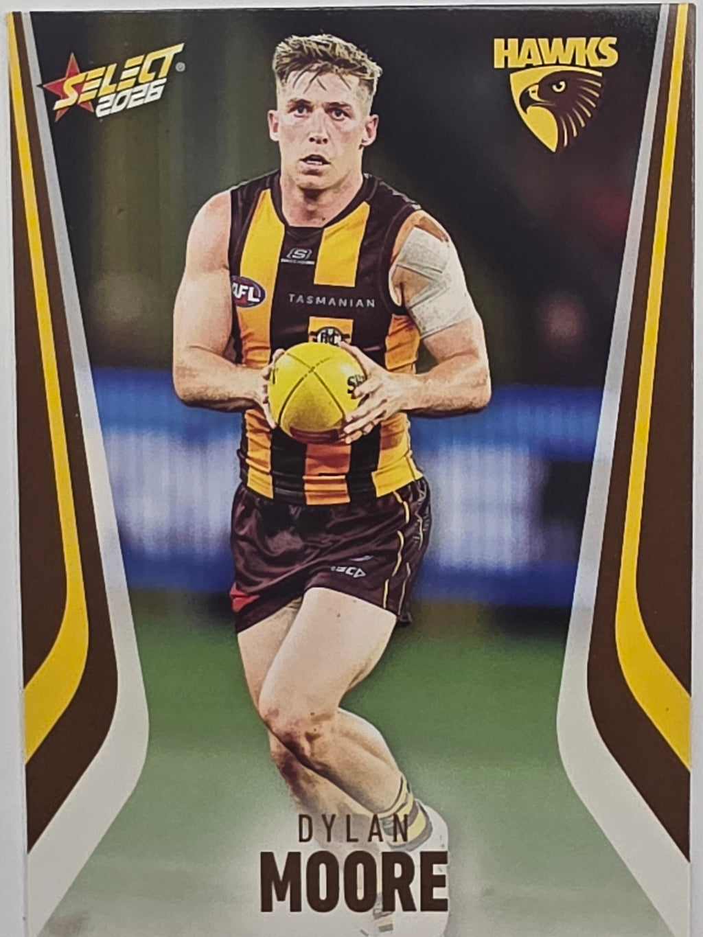 2026 AFL Footy Stars Base Card #126 Dylan Moore - Hawthorn Hawks