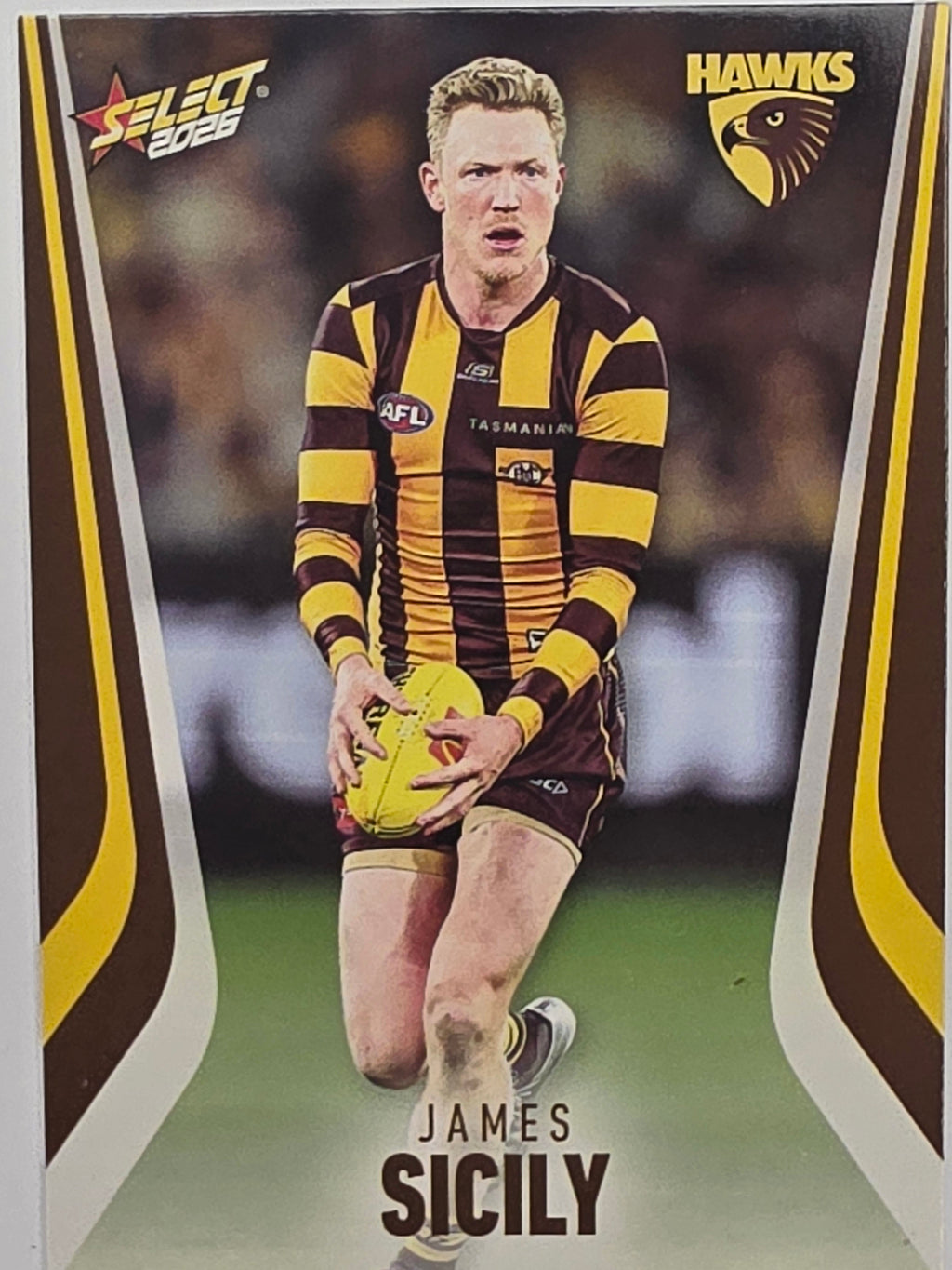 2026 AFL Footy Stars Base Card #128 James Sicily - Hawthorn Hawks