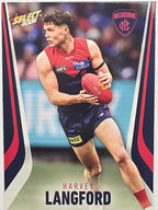 2026 AFL Footy Stars Base Card #135 Harvey Langford - Melbourne Demons