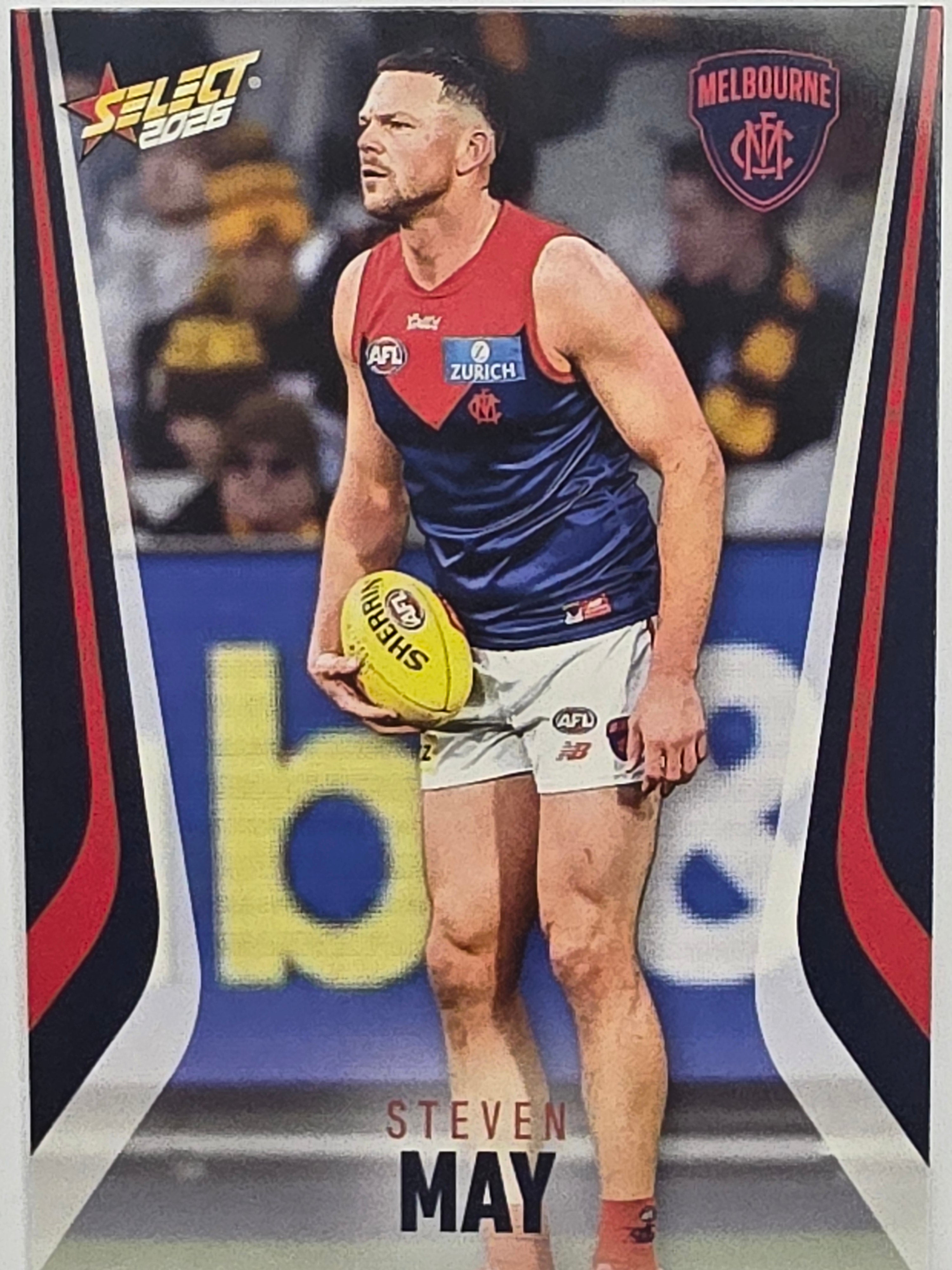 2026 AFL Footy Stars Base Card #137 Steven May - Melbourne Demons