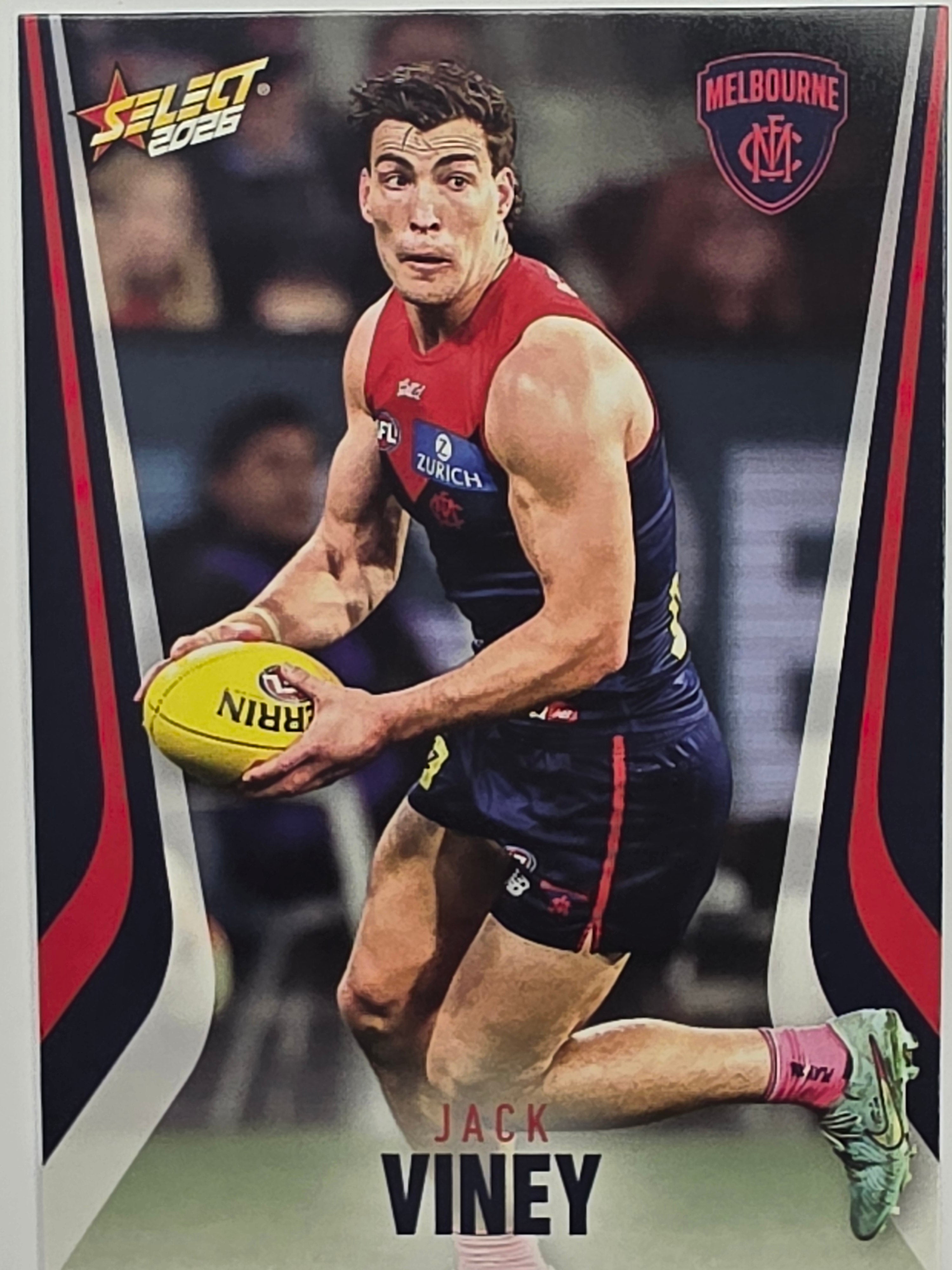2026 AFL Footy Stars Base Card #142 Jack Viney - Melbourne Demons