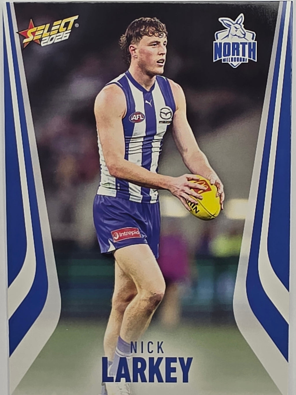 2026 AFL Footy Stars Base Card #146 Nick Larkey - North Melbourne Kangaroos
