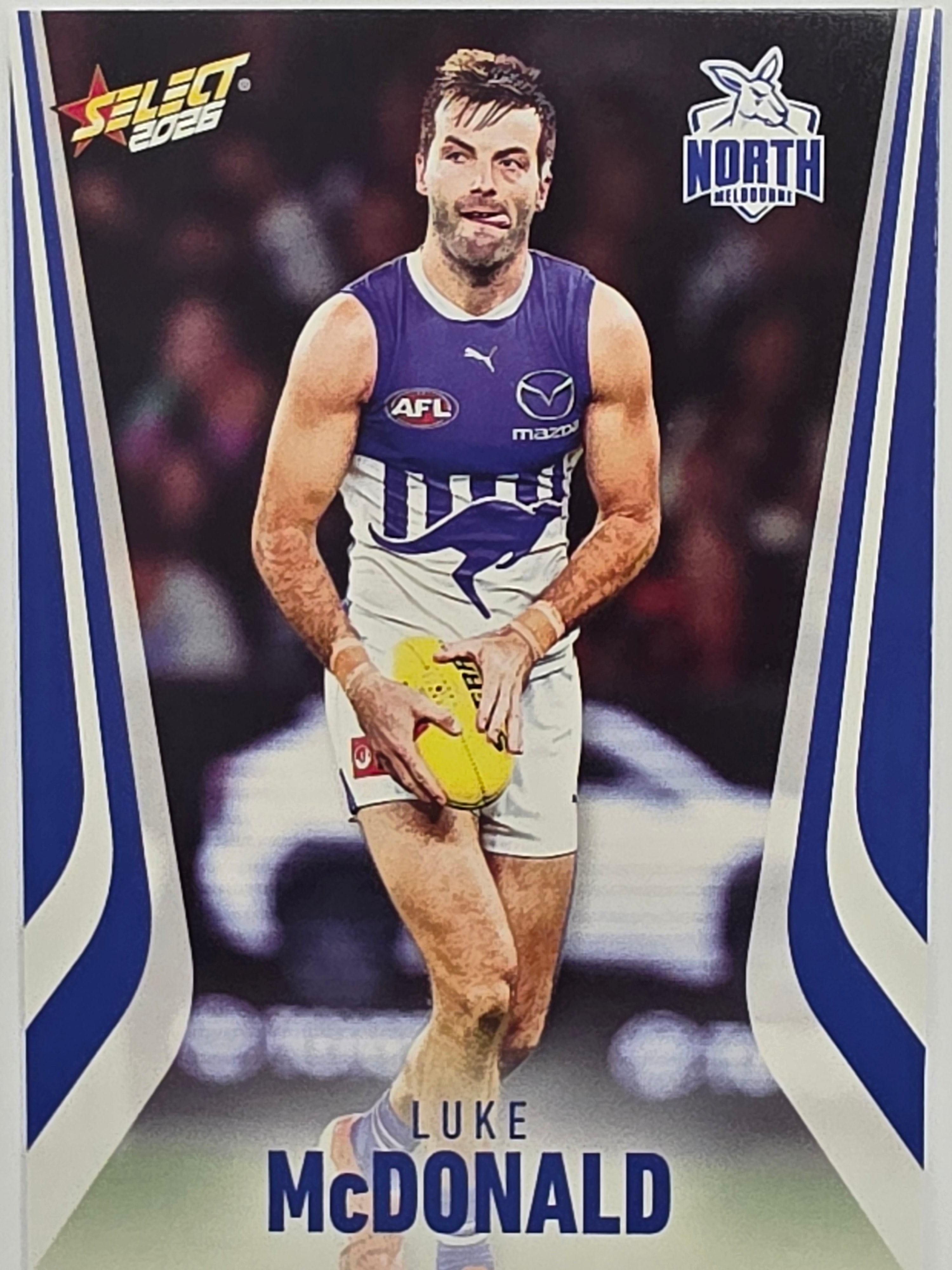 2026 AFL Footy Stars Base Card #147 Luke McDonald - North Melbourne Kangaroos