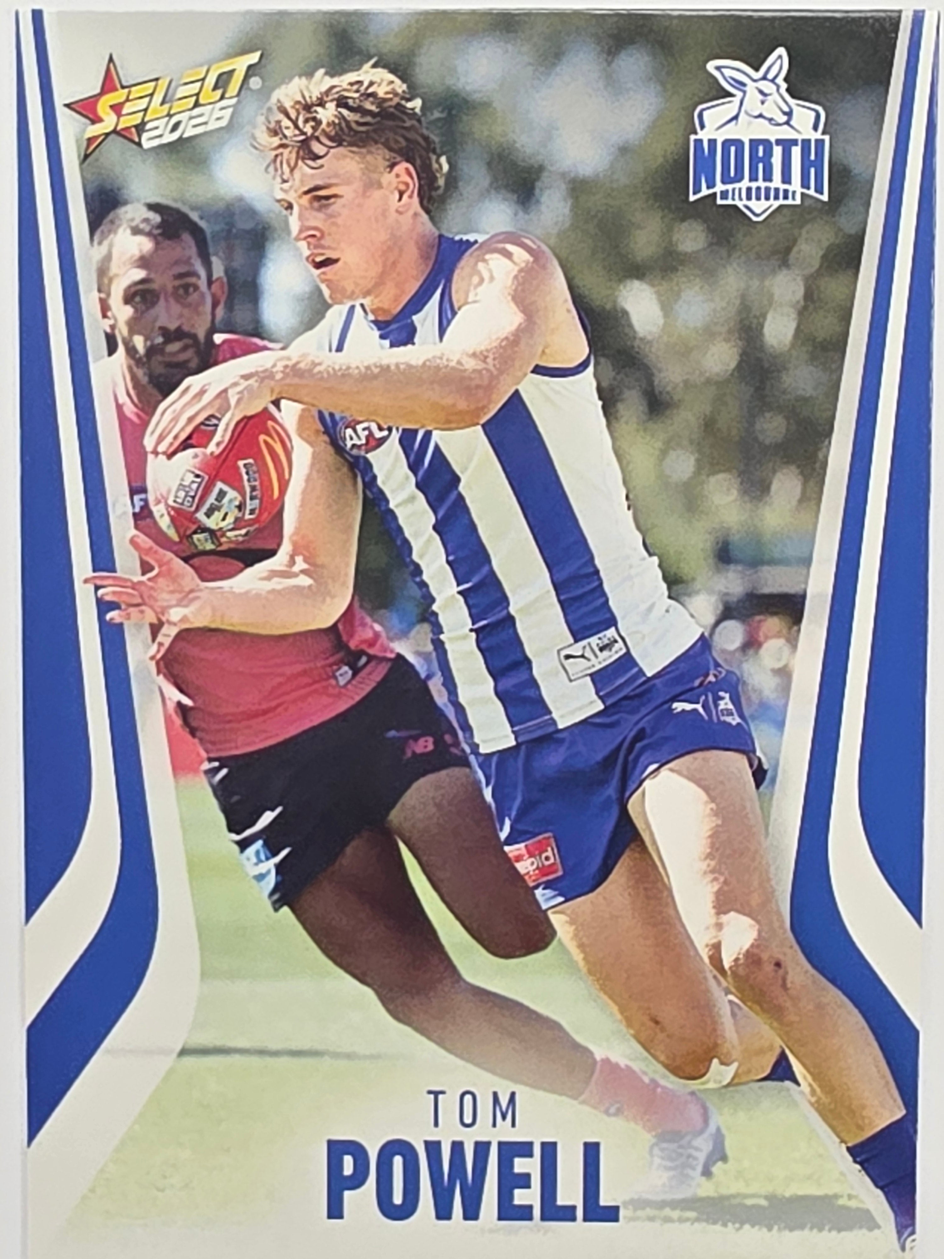 2026 AFL Footy Stars Base Card #151 Tom Powell - North Melbourne Kangaroos