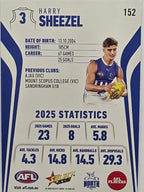 2026 AFL Footy Stars Base Card #152 Harry Sheezel - North Melbourne Kangaroos