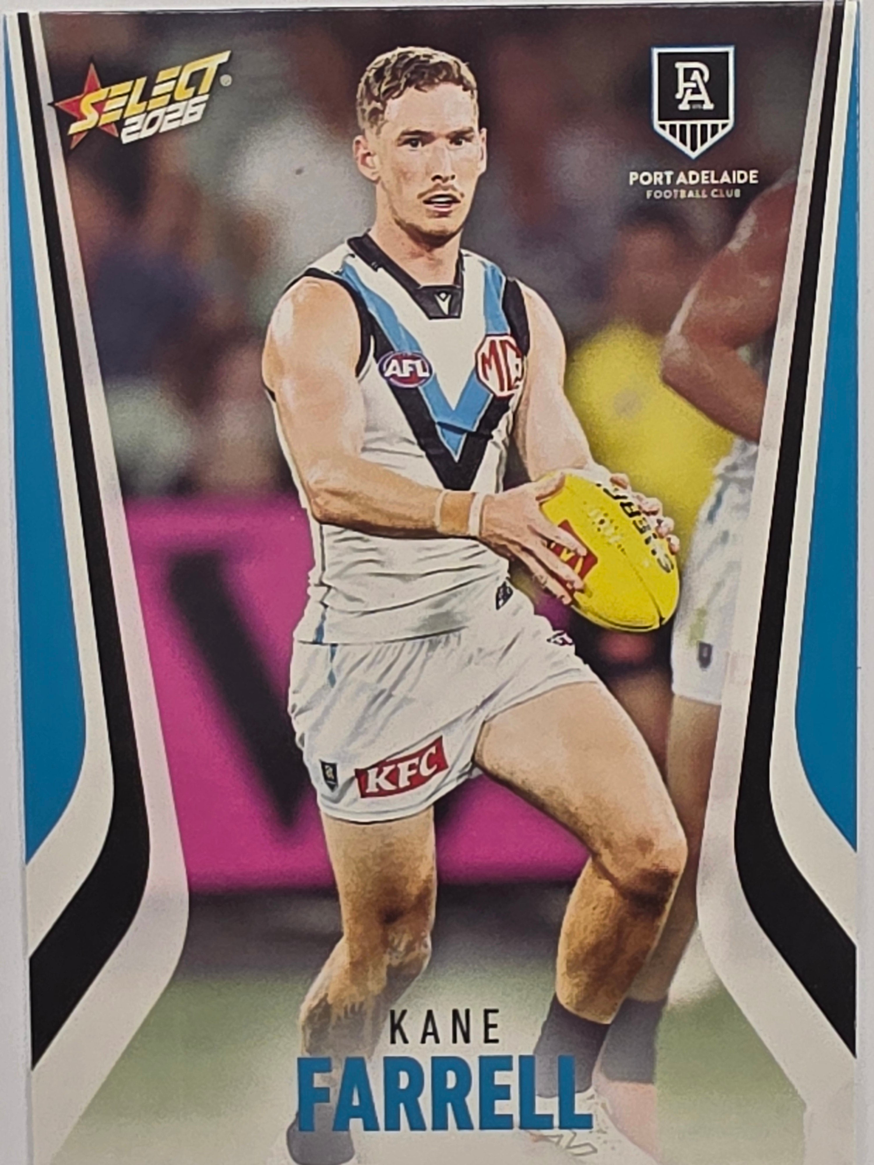 2026 AFL Footy Stars Base Card #163 Kane Farrell - Port Adelaide Power