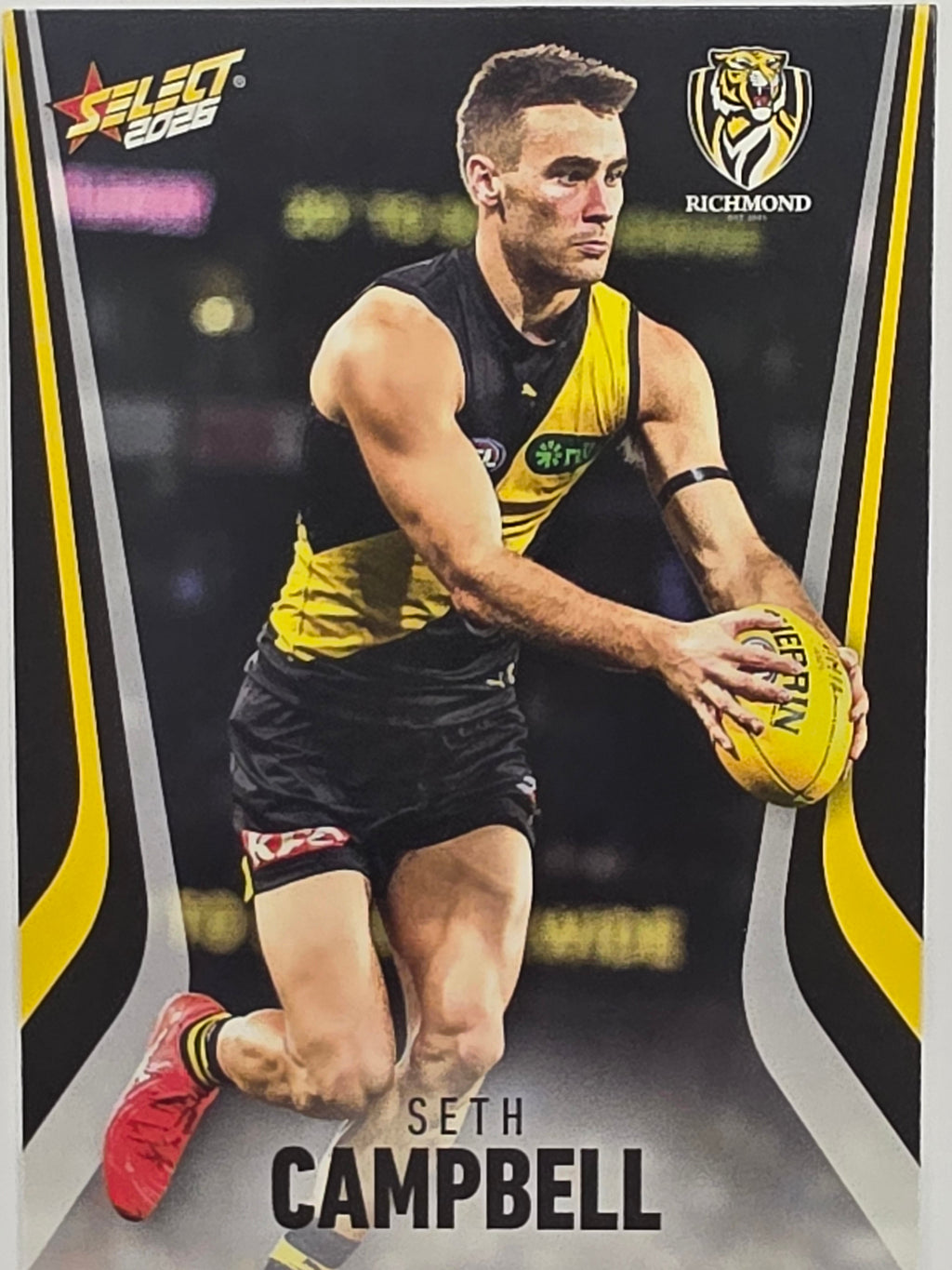 2026 AFL Footy Stars Base Card #173 Seth Campbell - Richmond Tigers
