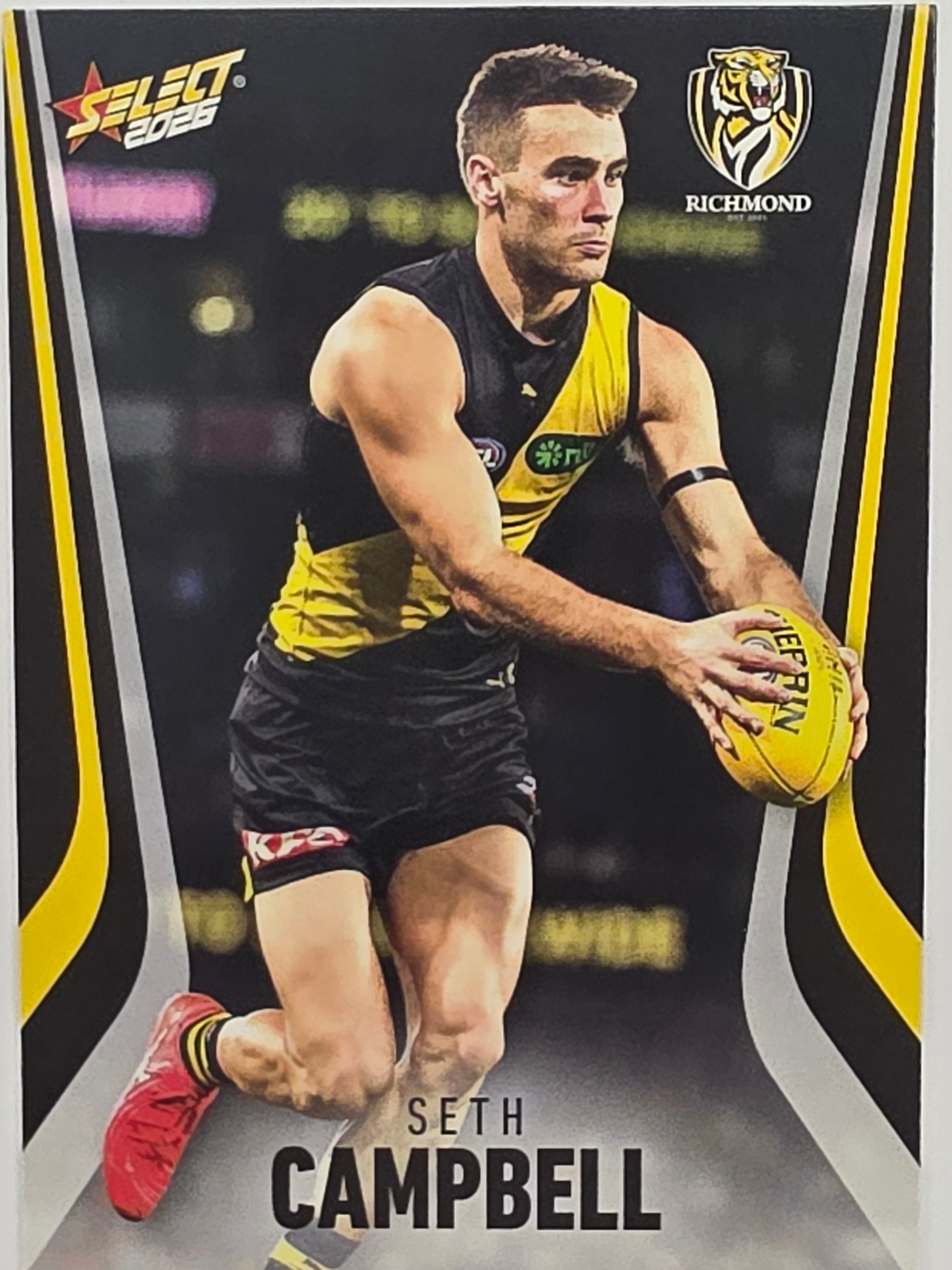 2026 AFL Footy Stars Base Card #173 Seth Campbell - Richmond Tigers