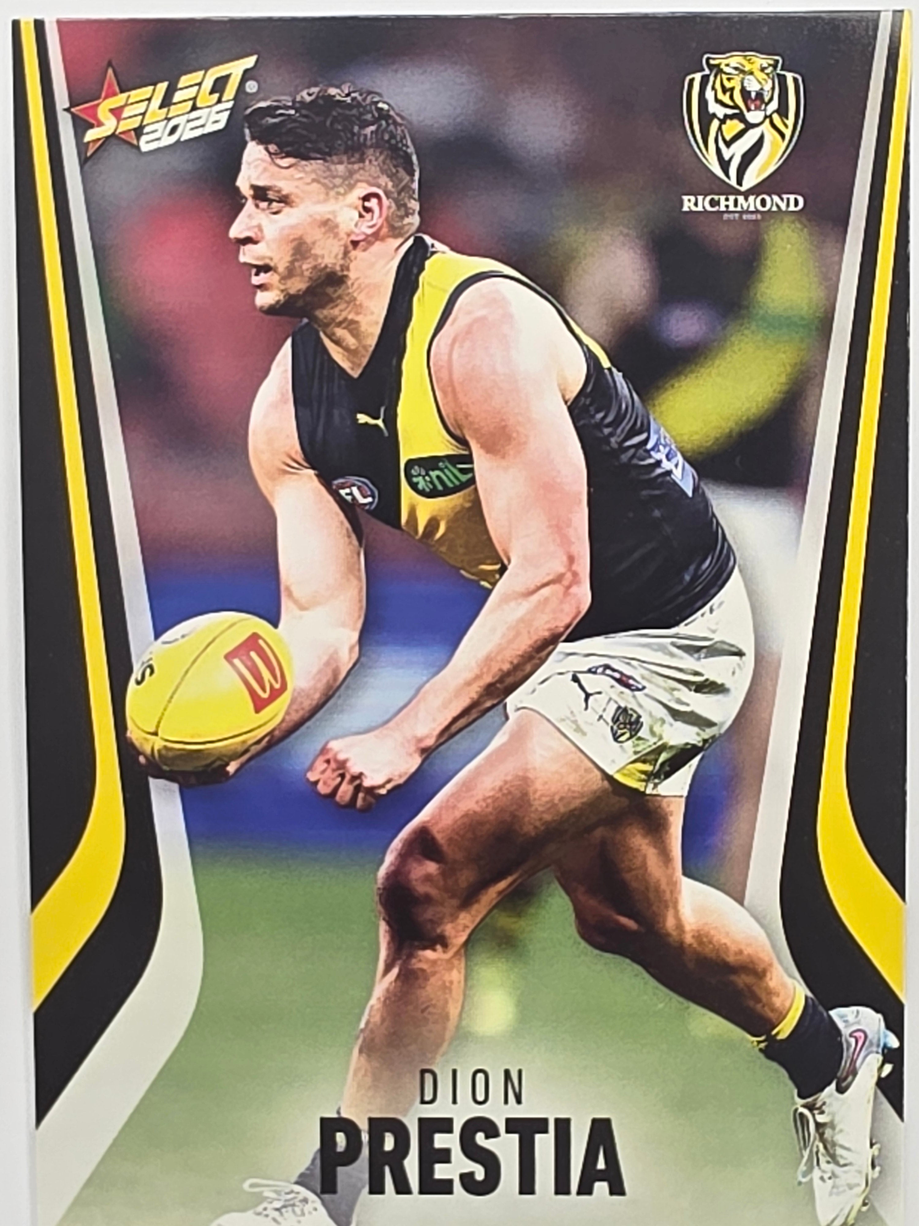 2026 AFL Footy Stars Base Card #179 Dion Prestia - Richmond Tigers