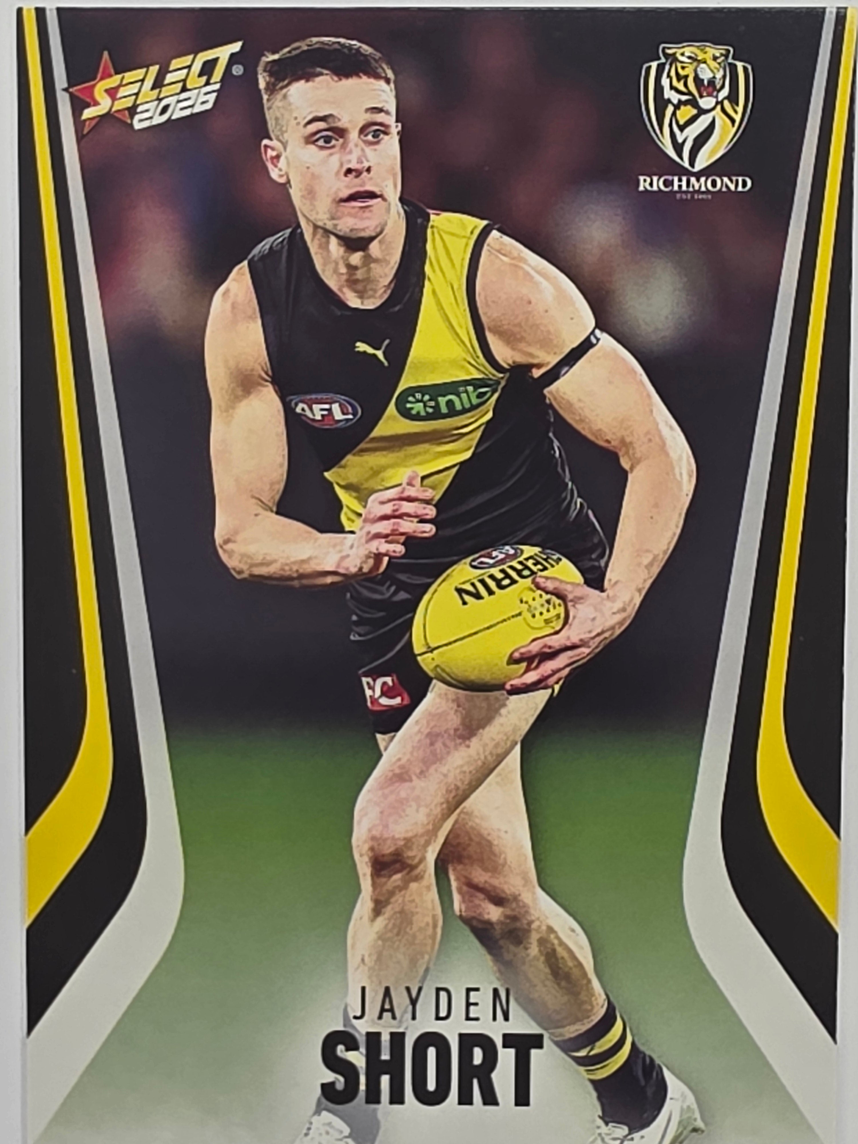 2026 AFL Footy Stars Base Card #180 Jayden Short - Richmond Tigers