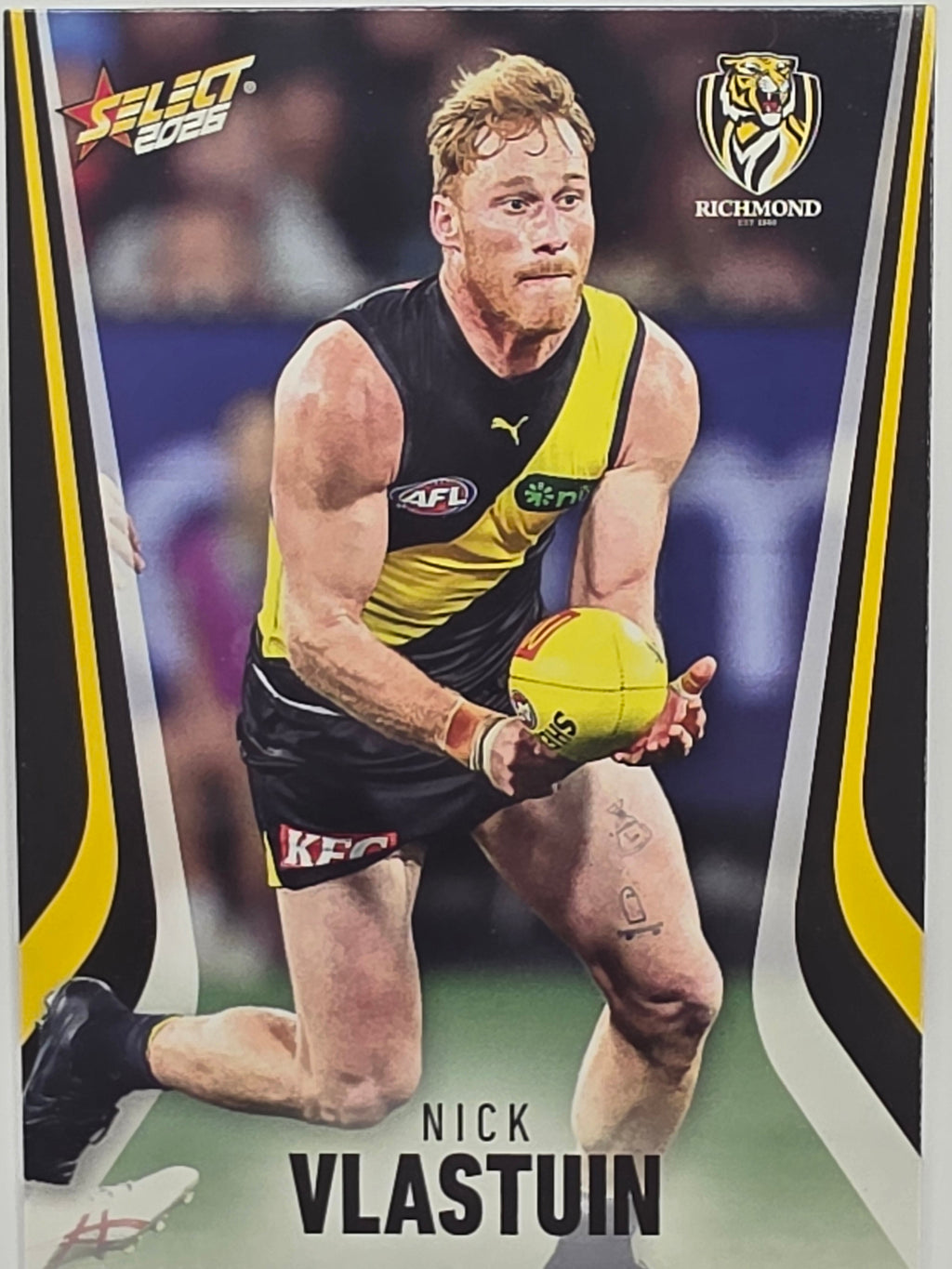 2026 AFL Footy Stars Base Card #182 Nick Vlastuin - Richmond Tigers