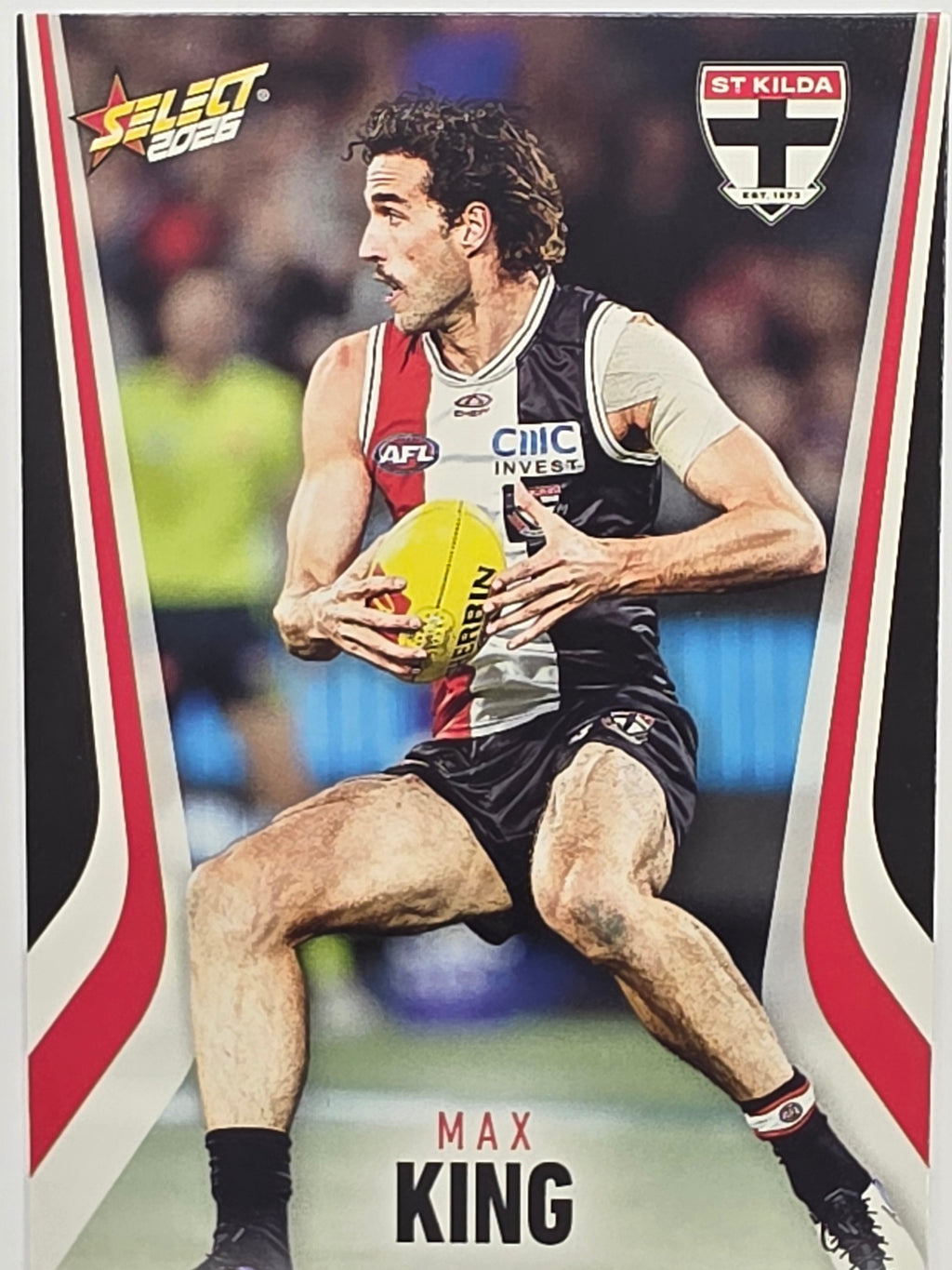 2026 AFL Footy Stars Base Card #186 Max King - St Kilda Saints