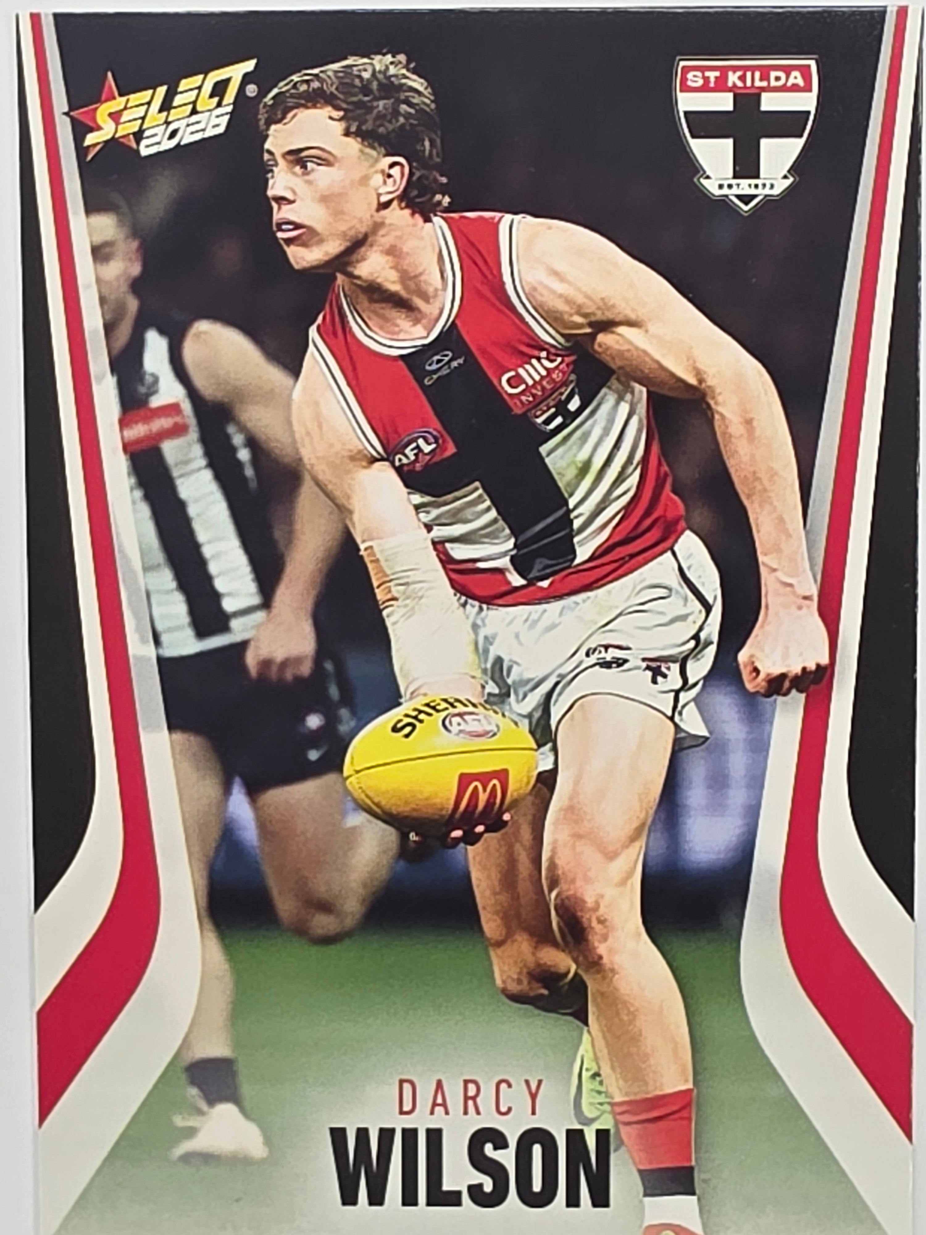 2026 AFL Footy Stars Base Card #195 Darcy Wilson - St Kilda Saints