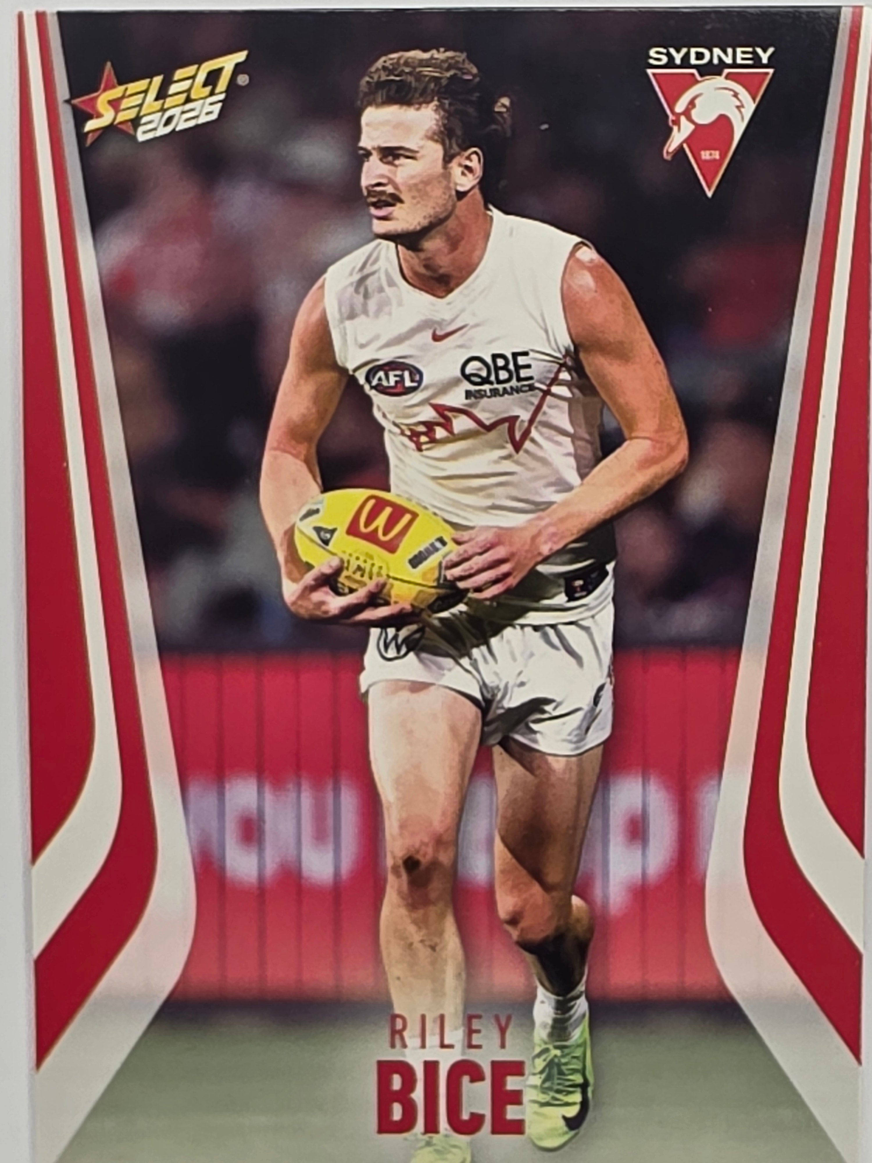 2026 AFL Footy Stars Base Card #196 Riley Bice - Sydney Swans