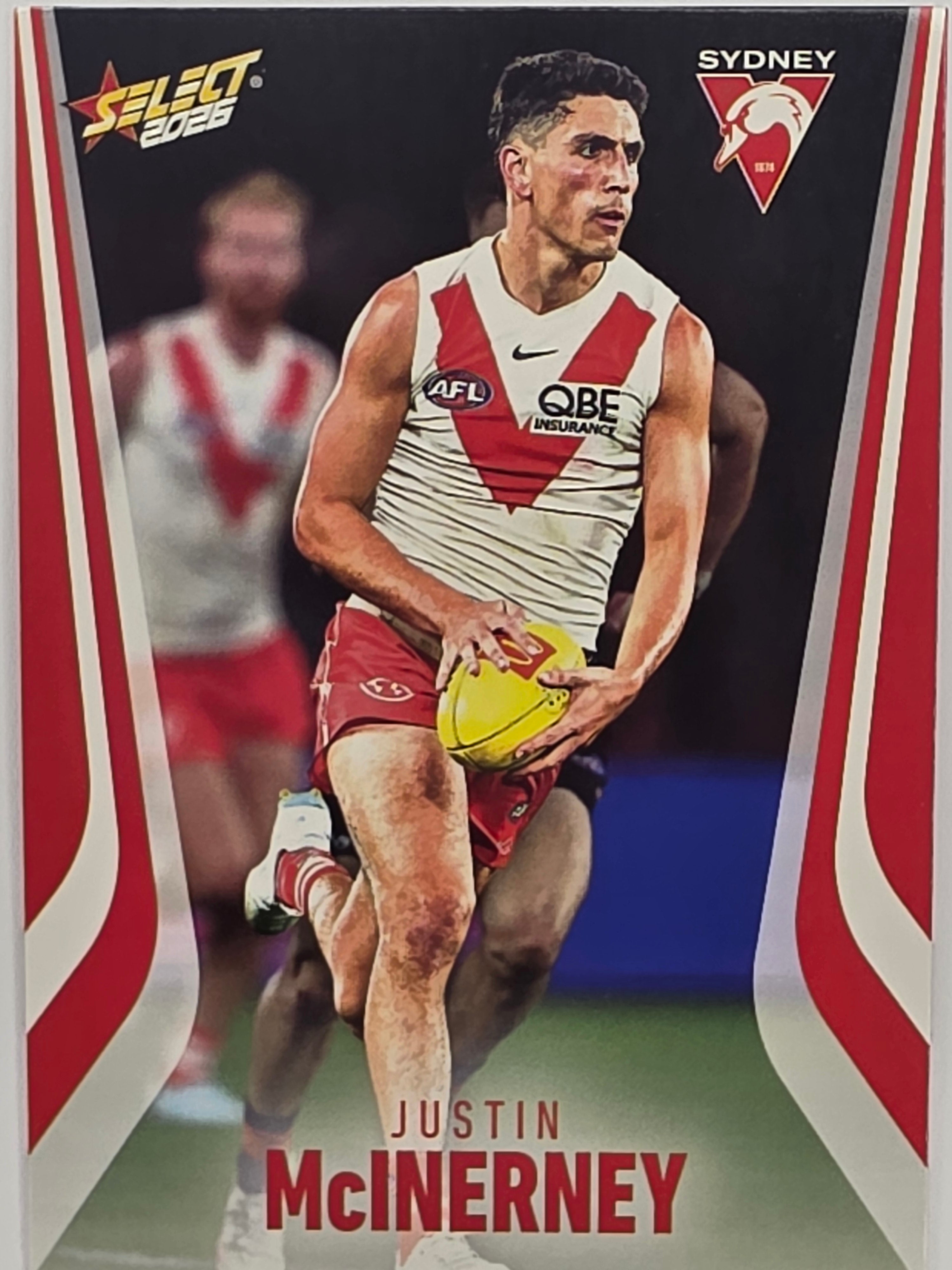 2026 AFL Footy Stars Base Card #203 Justin McInerney - Sydney Swans