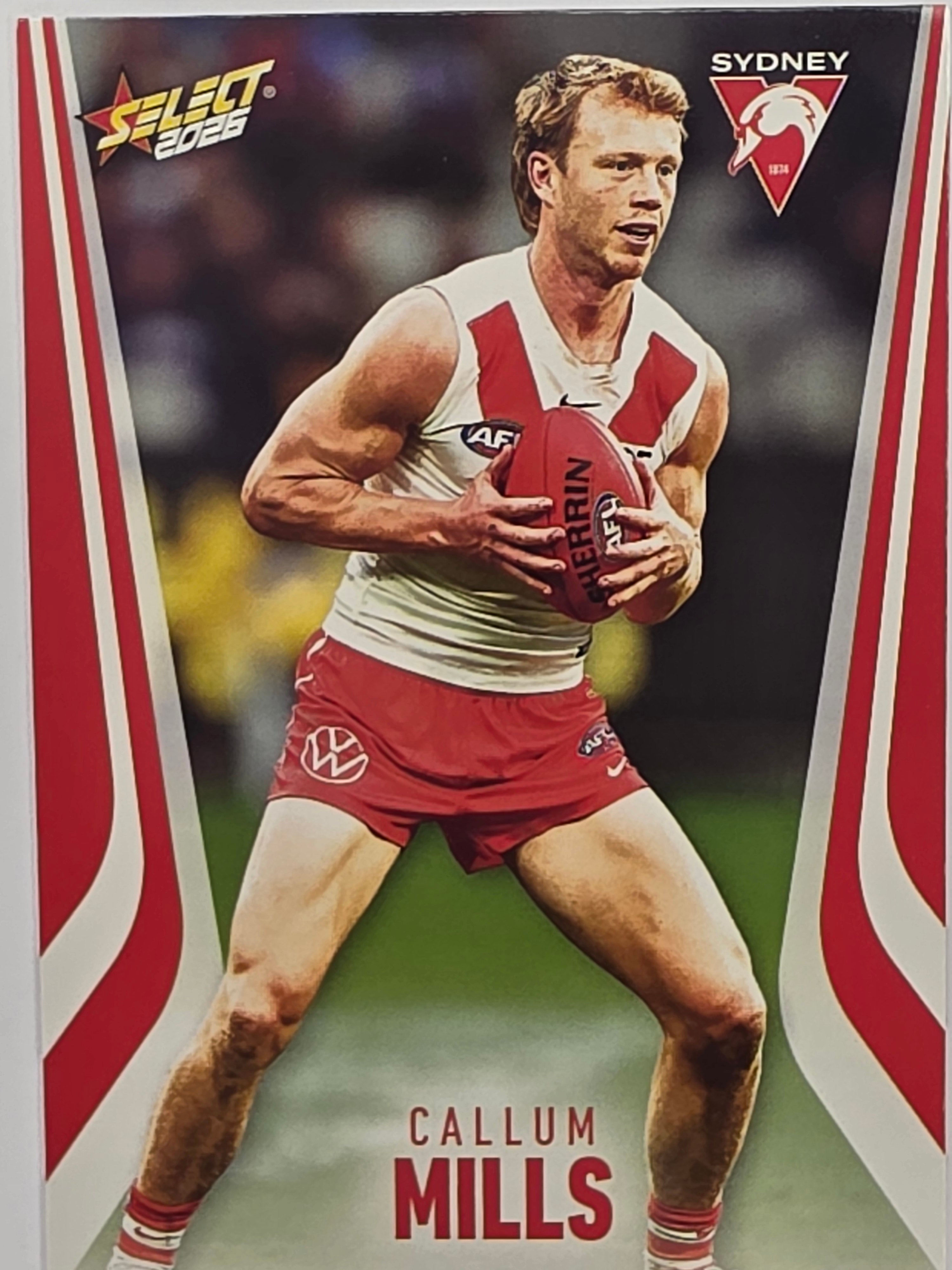 2026 AFL Footy Stars Base Card #205 Callum Mills - Sydney Swans